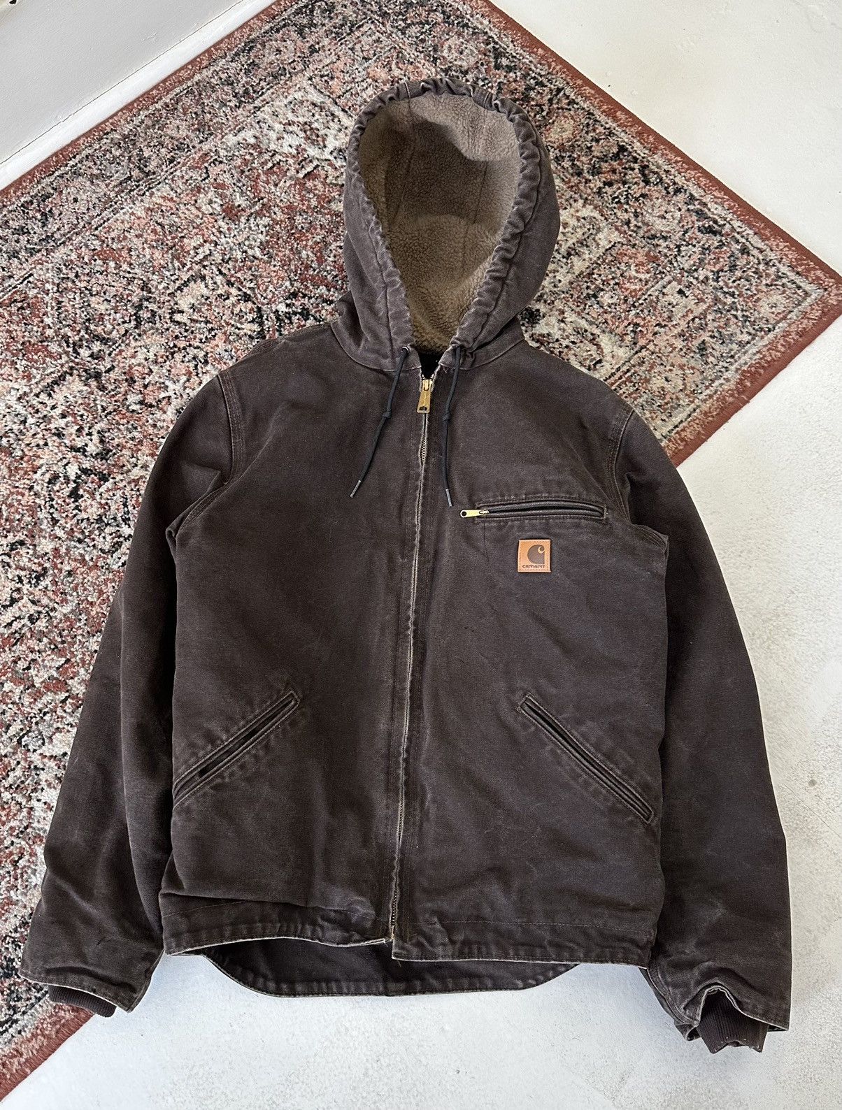 Carhartt Vintage Mocha Brown Carhartt Jacket | Grailed