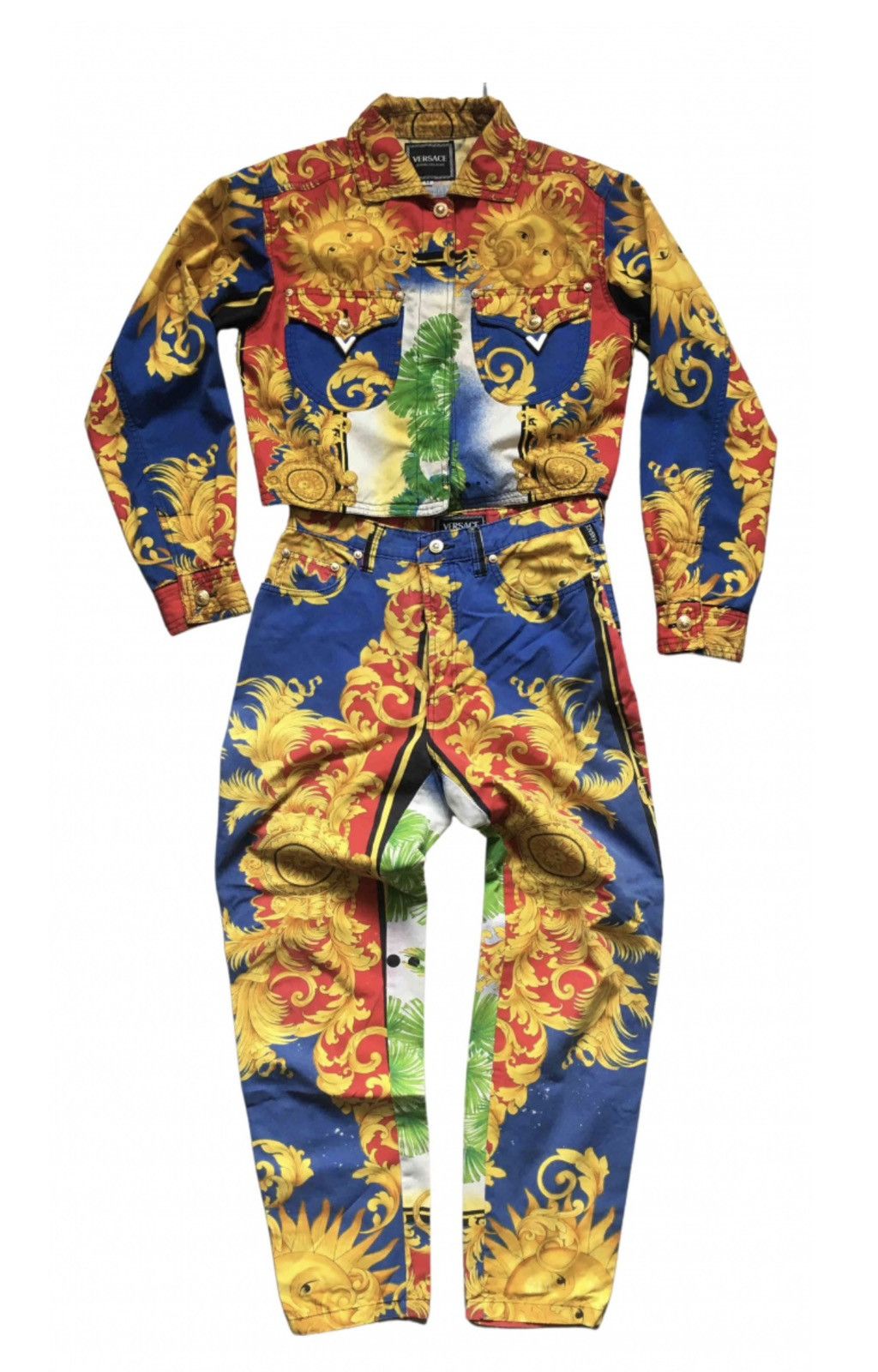 Vintage Versace Jeans Couture Pant Jacket Set
