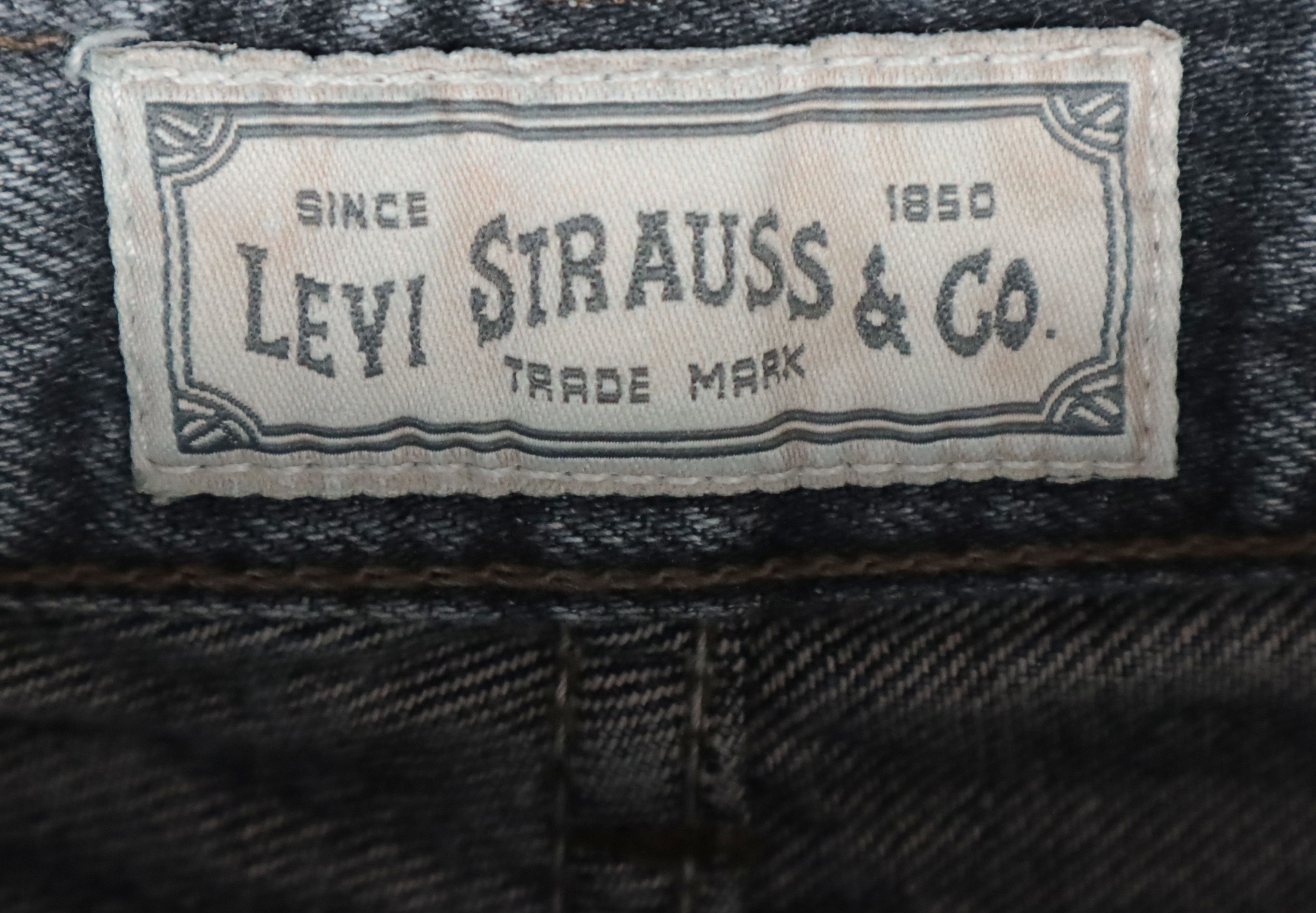 Levi's × Levi's Vintage Clothing × Vintage 90s Levis 727 Washed Black SILVER TAB Denim Jeans 28 x 32 Size US 28 / EU 44 - 20 Thumbnail