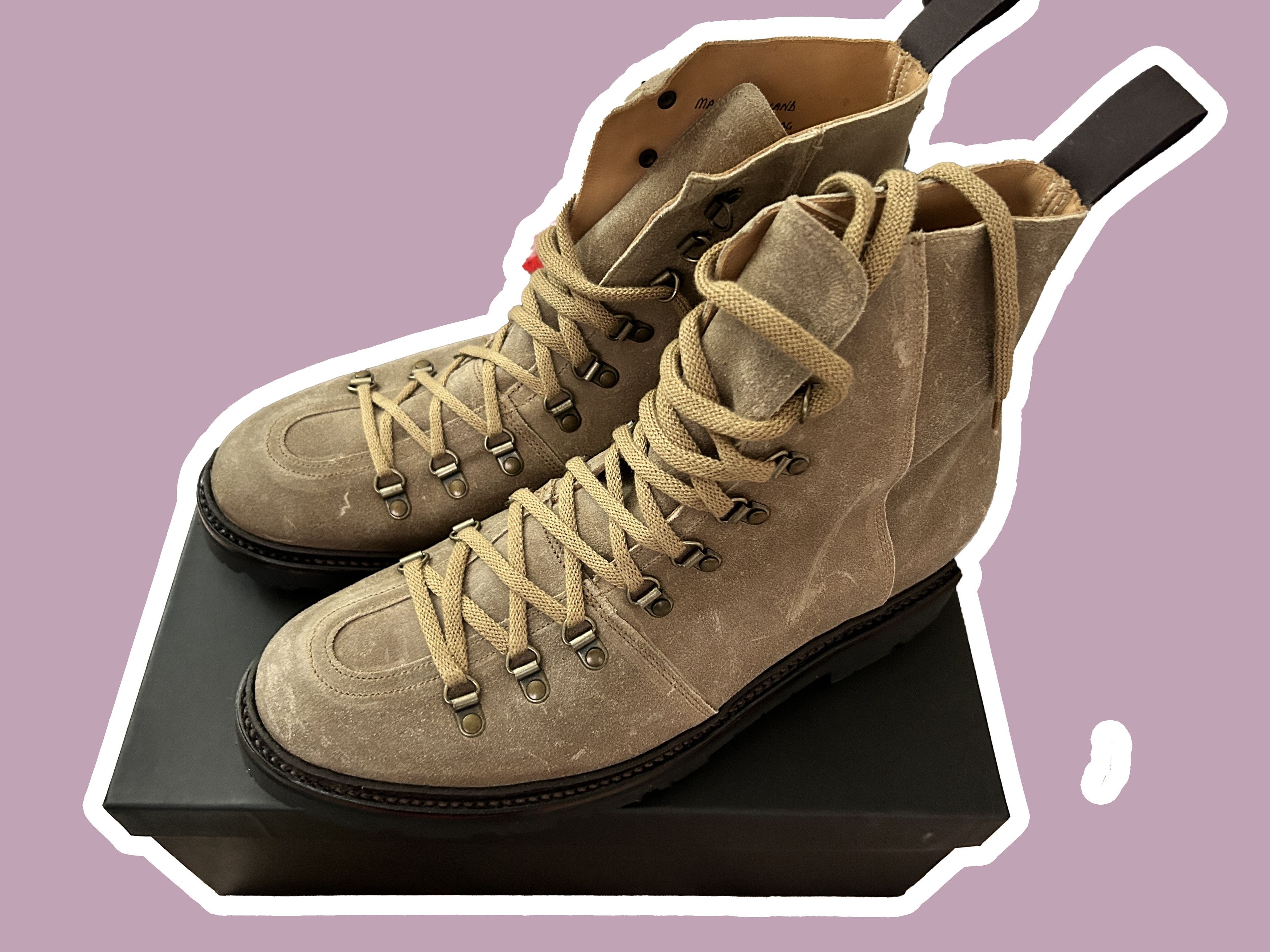 Grenson Grenson Brady suede beige hiking boots size UK 10 / US 11 Size US 11 / EU 44 - 3 Thumbnail