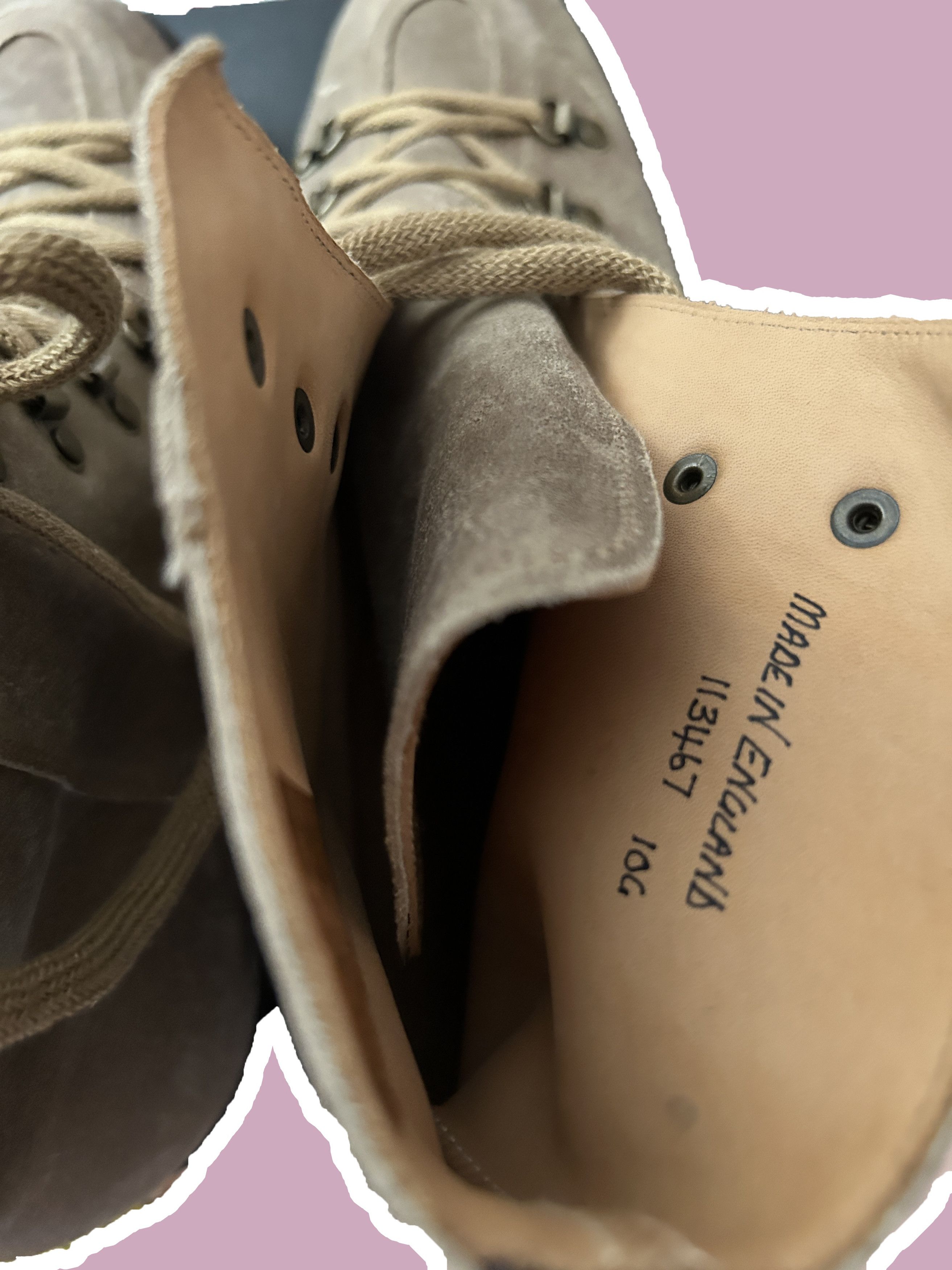 Grenson Grenson Brady suede beige hiking boots size UK 10 / US 11 Size US 11 / EU 44 - 2 Thumbnail