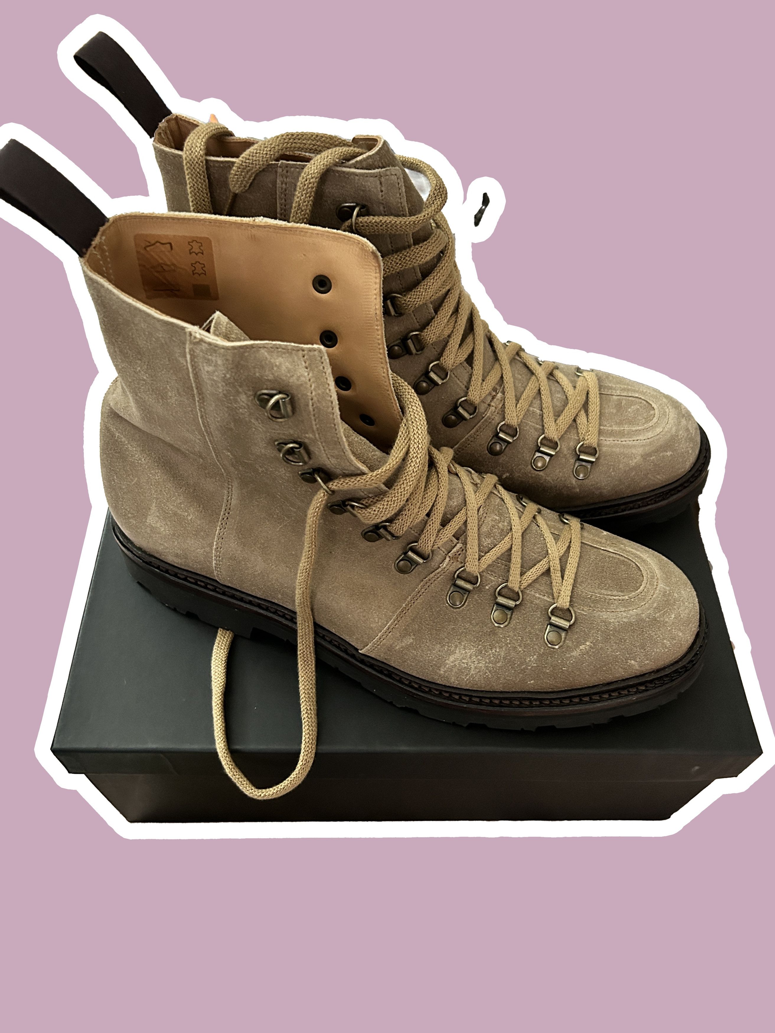 Grenson Grenson Brady suede beige hiking boots size UK 10 / US 11 Size US 11 / EU 44 - 4 Thumbnail
