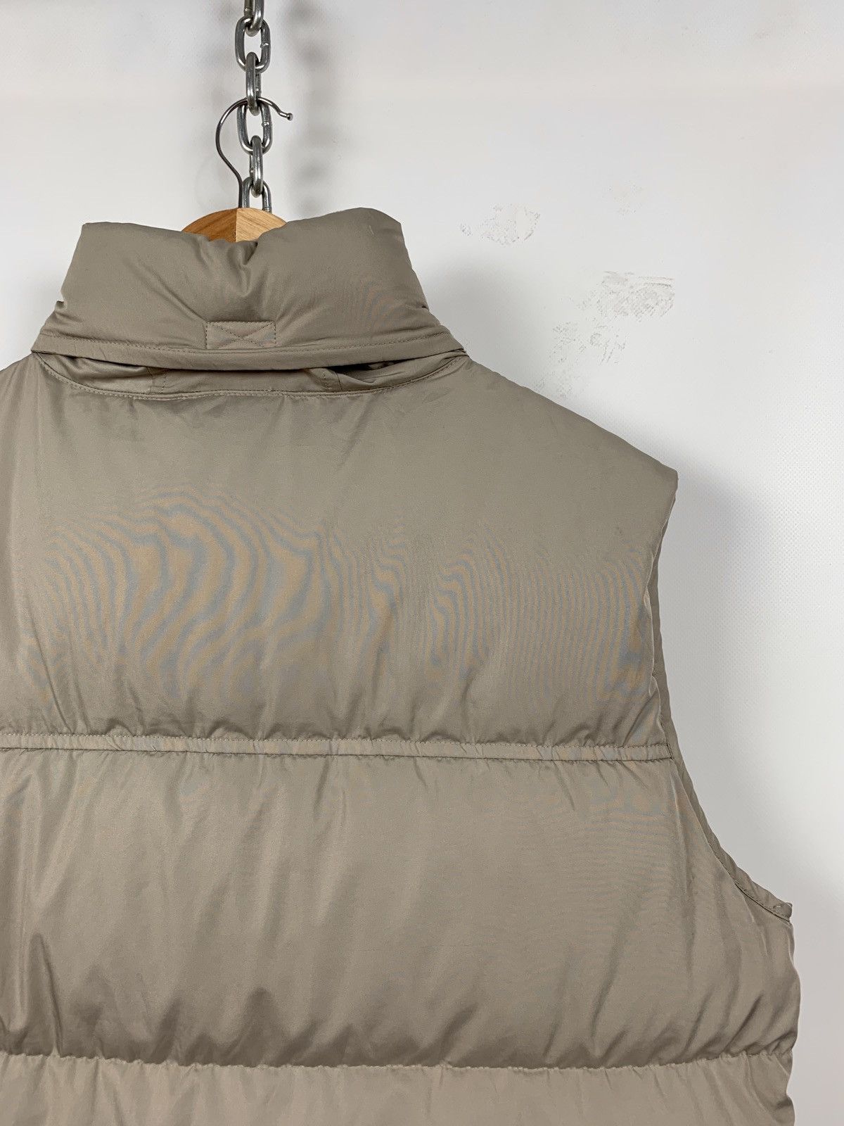 Nike 00s Vintage Nike Beige Down Puffer Vest Size US L / EU 52-54 / 3 - 17 Thumbnail