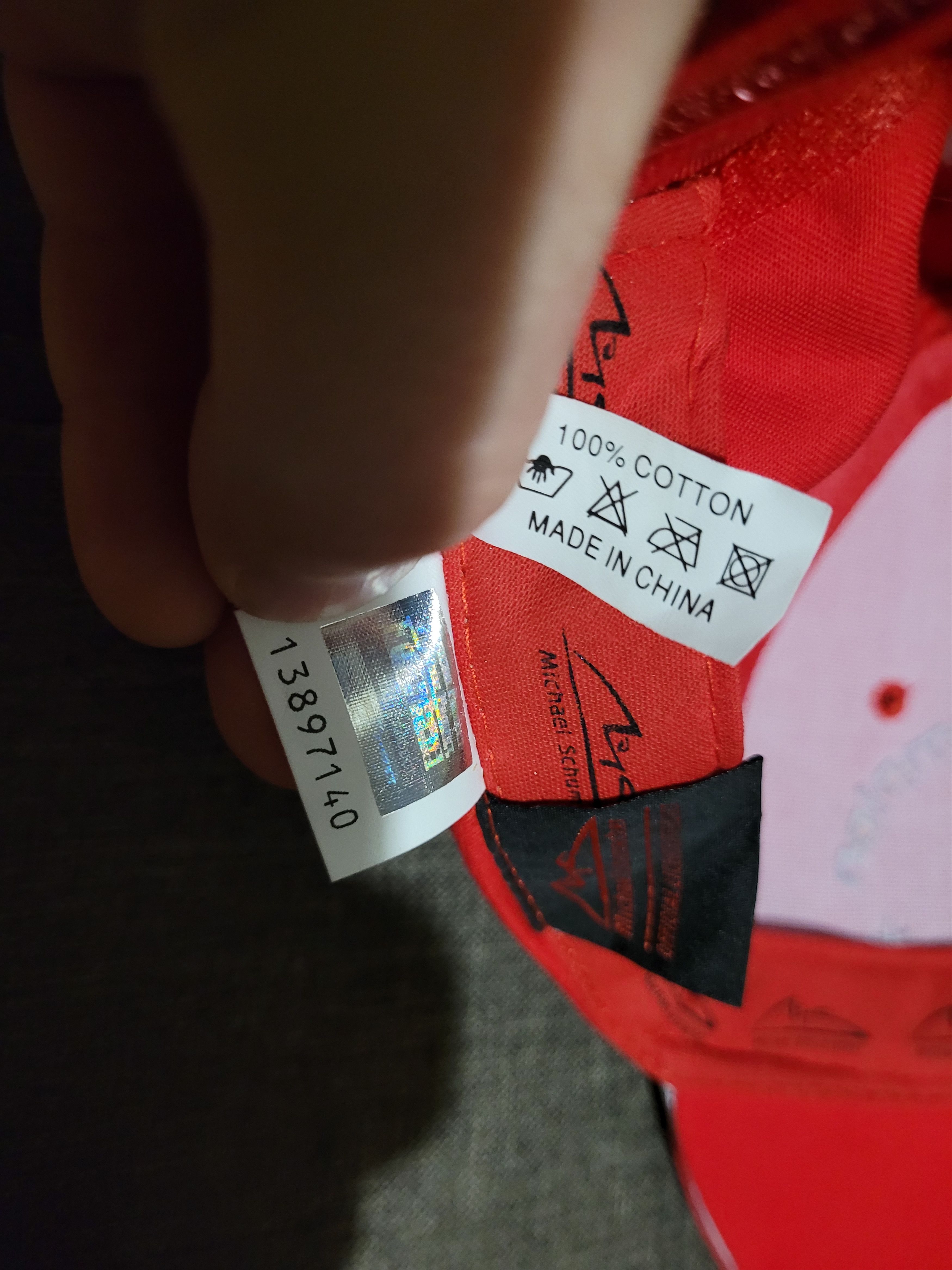 Ferrari Vintage Ferrari cap F1 world champion Michael Schumacher Size ONE SIZE - 12 Thumbnail