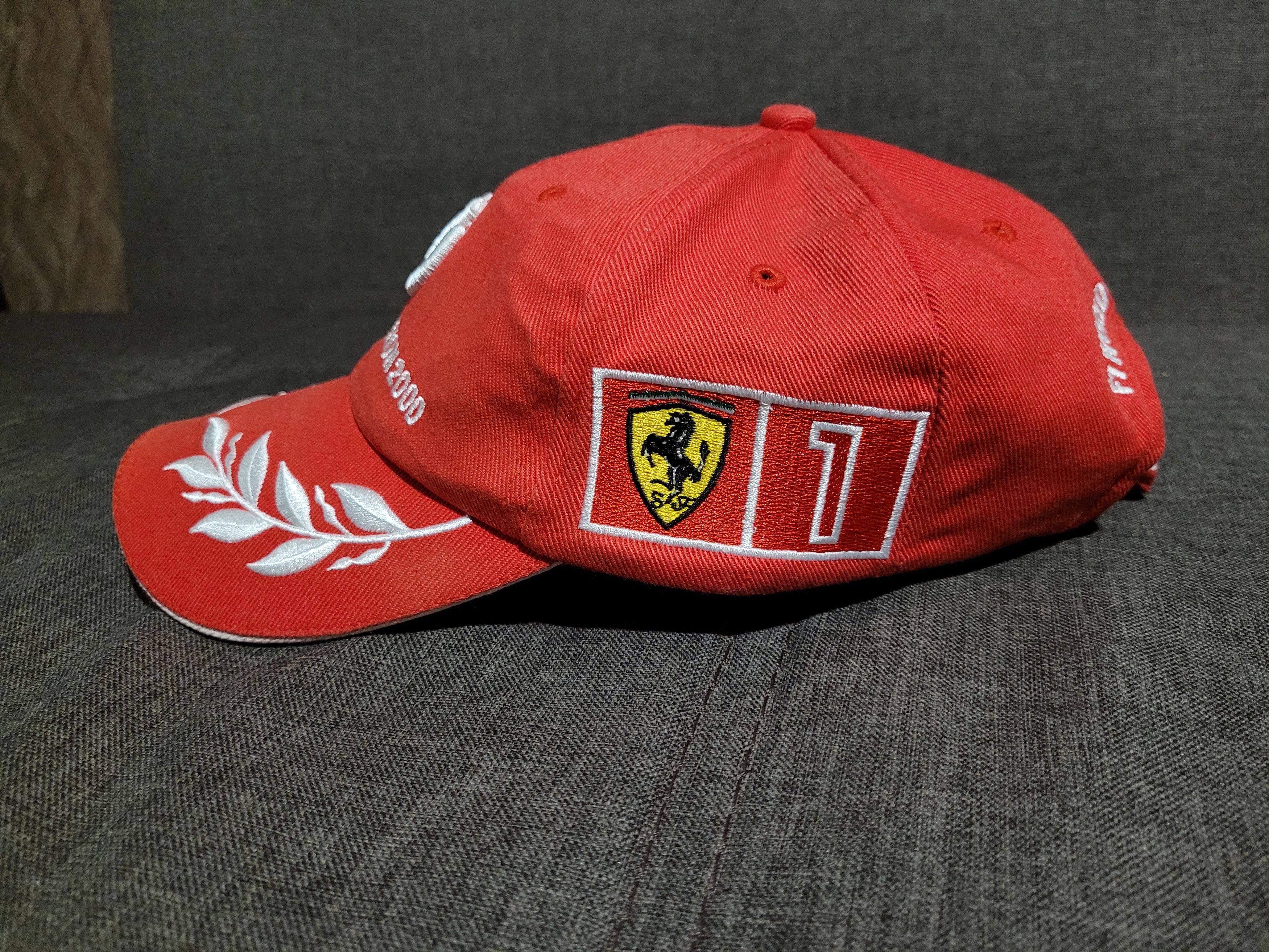 Ferrari Ferrari cap F1 world champion Michael Schumacher 2000 Size ONE SIZE - 4 Thumbnail
