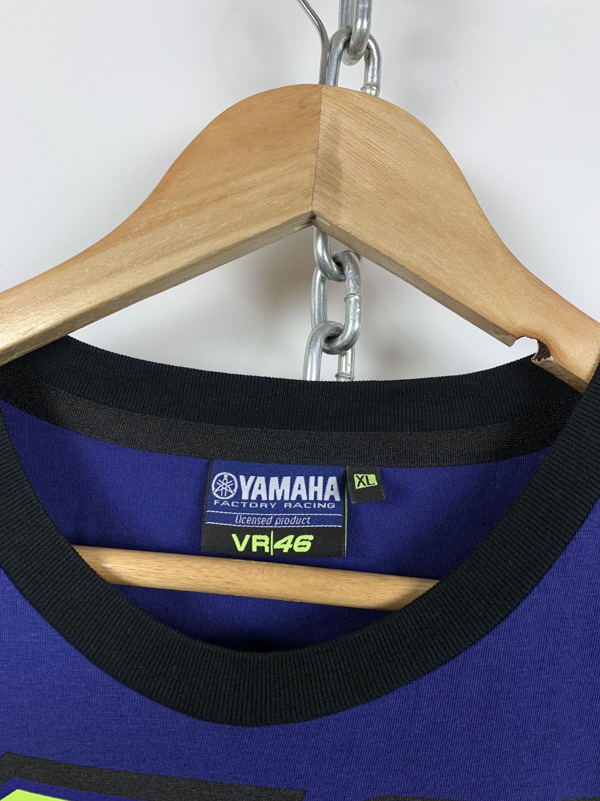 Vintage Vintage Yamaha Valentino Rossi #46 Racing T-Shirt Size US XL / EU 56 / 4 - 12 Thumbnail