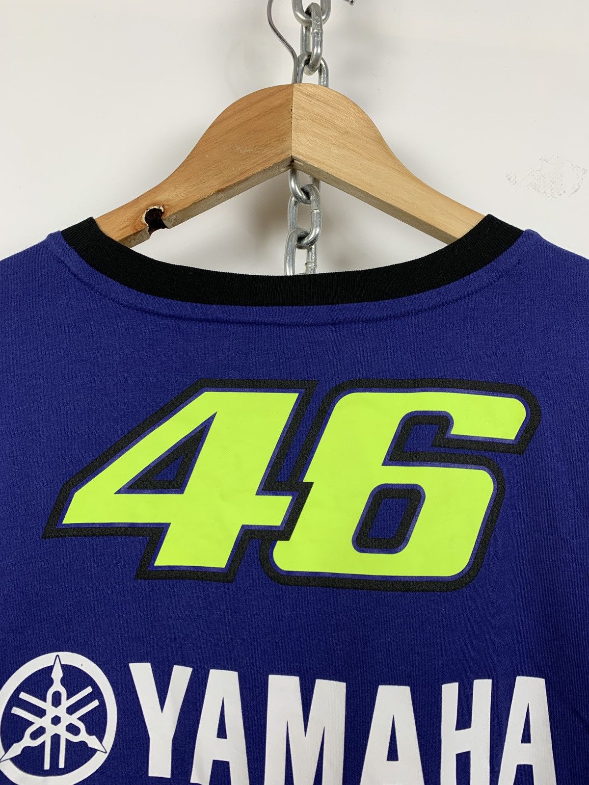 Vintage Vintage Yamaha Valentino Rossi #46 Racing T-Shirt Size US XL / EU 56 / 4 - 11 Thumbnail