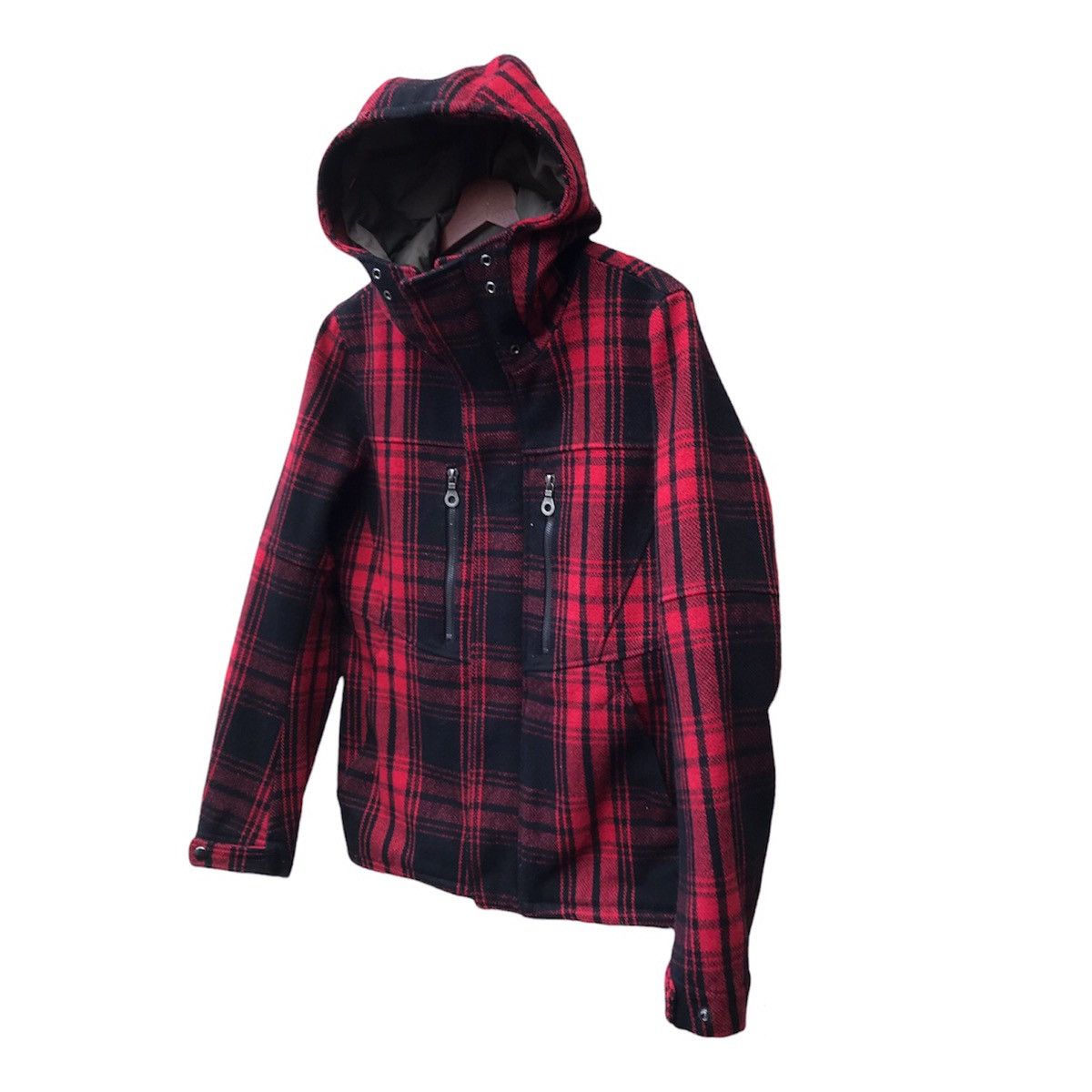 Kazuyuki Kumagai Attachment Paranoid Japan yohji yamamoto STYLE wool hoodie riri zipper Size US XS / EU 42 / 0 - 3 Thumbnail