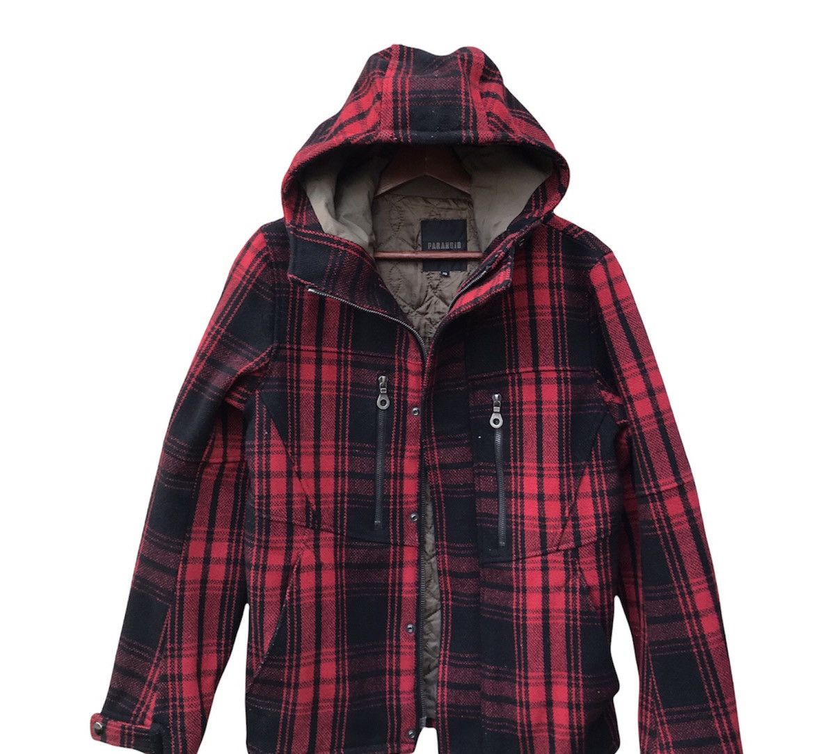 Kazuyuki Kumagai Attachment Paranoid Japan yohji yamamoto STYLE wool hoodie riri zipper Size US XS / EU 42 / 0 - 6 Thumbnail