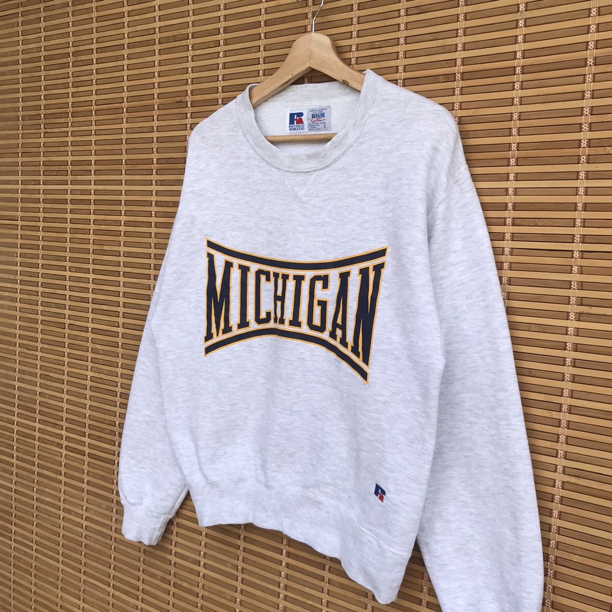 Russell Athletic Vintage 80-90s Michigan university crewneck jumper Size US S / EU 44-46 / 1 - 1 Thumbnail