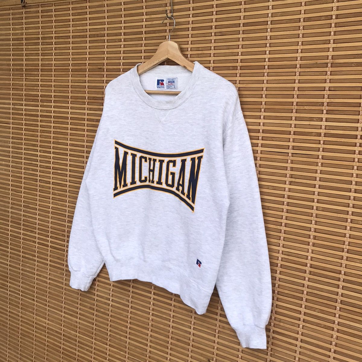 Russell Athletic Vintage 80-90s Michigan university crewneck jumper Size US S / EU 44-46 / 1 - 3 Thumbnail