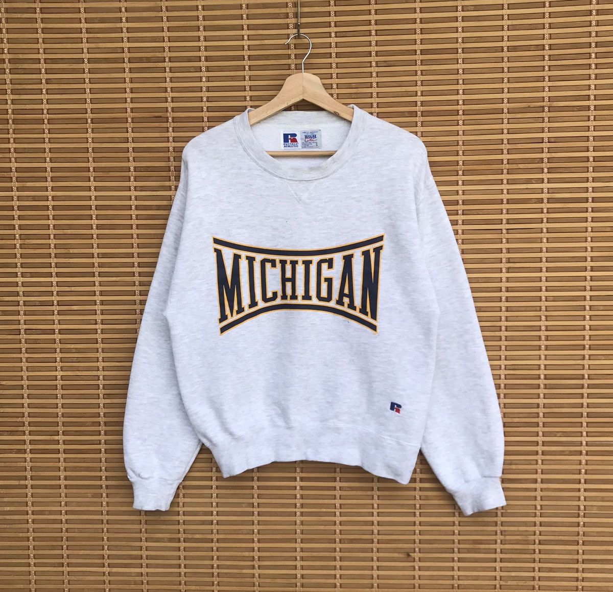 Russell Athletic Vintage 80-90s Michigan university crewneck jumper Size US S / EU 44-46 / 1 - 2 Thumbnail