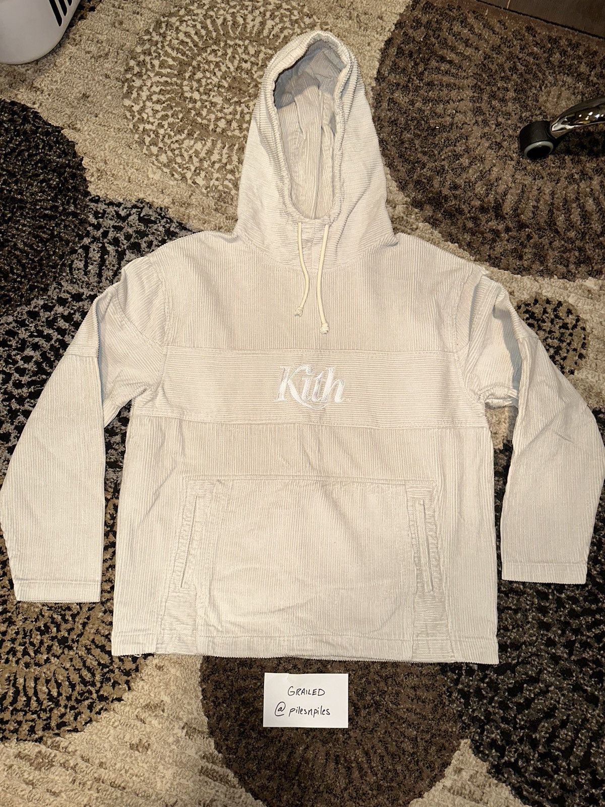 Kith Kith Corduroy Double Pocket Hoodie | Grailed