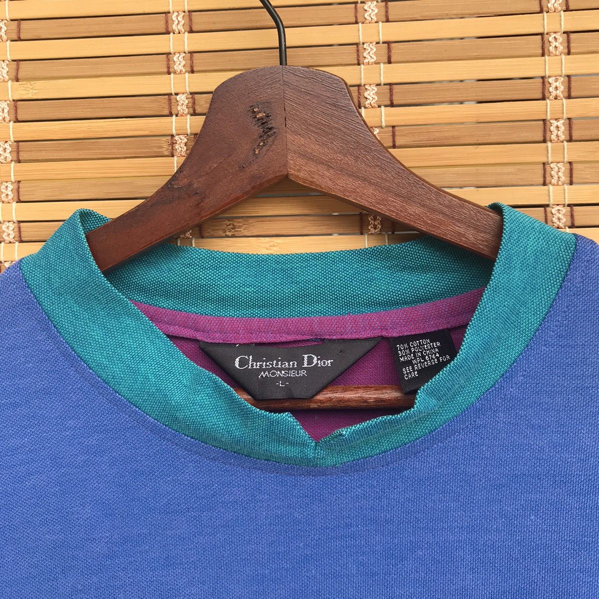 Christian Dior Monsieur × Vintage Rare Vintage CDior multitone shirt embroidery box logo shirt Size US L / EU 52-54 / 3 - 6 Thumbnail