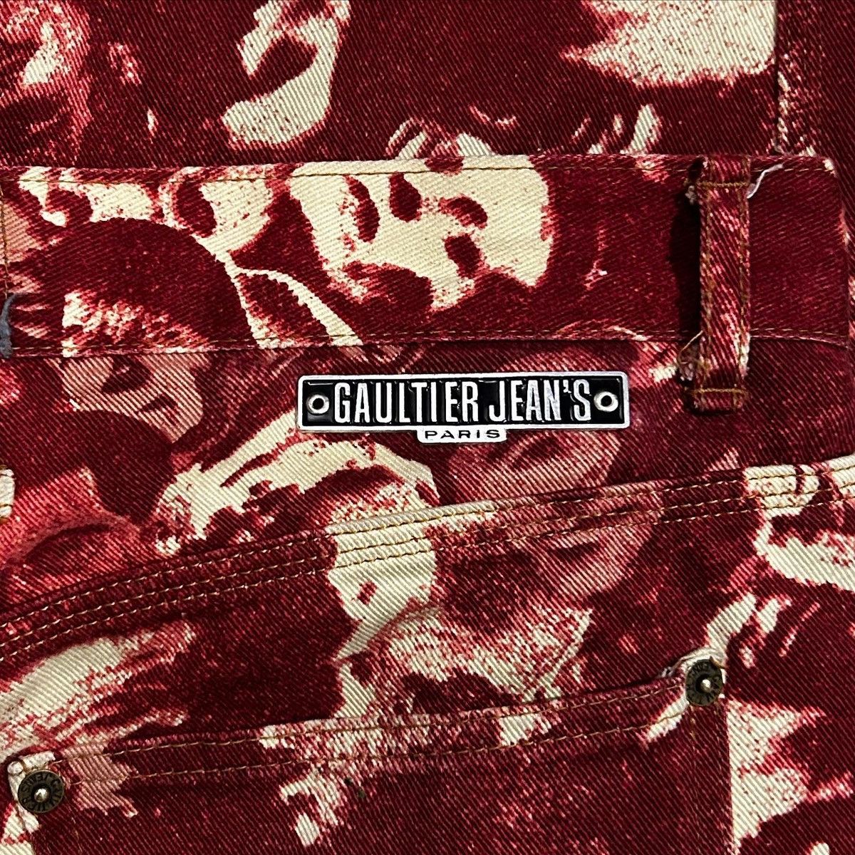 Jean Paul Gaultier Jean Paul Gaultier AW1992 faces denim Size US 30 / EU 46 - 4 Thumbnail