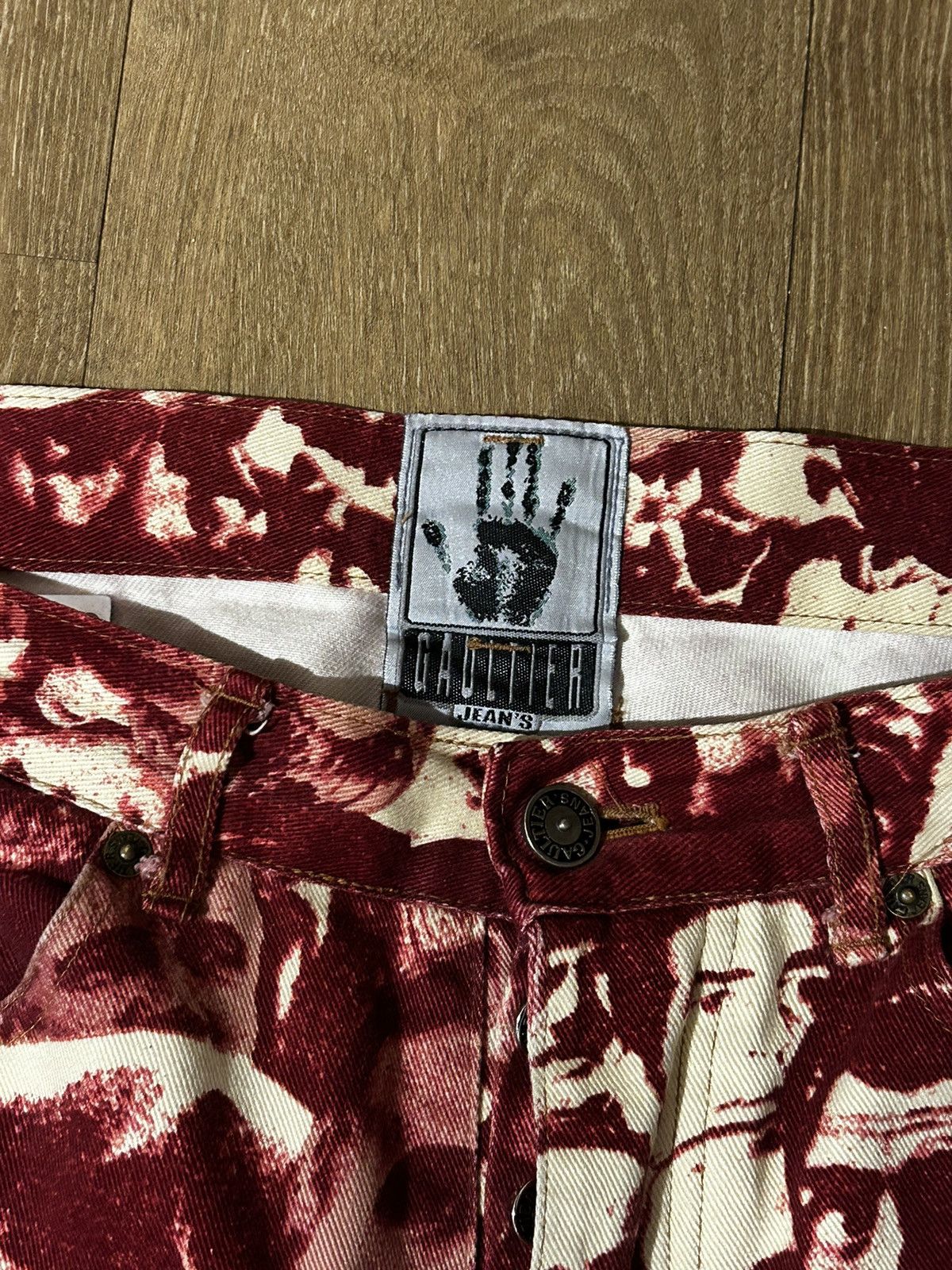 Jean Paul Gaultier Jean Paul Gaultier AW1992 faces denim Size US 30 / EU 46 - 3 Thumbnail