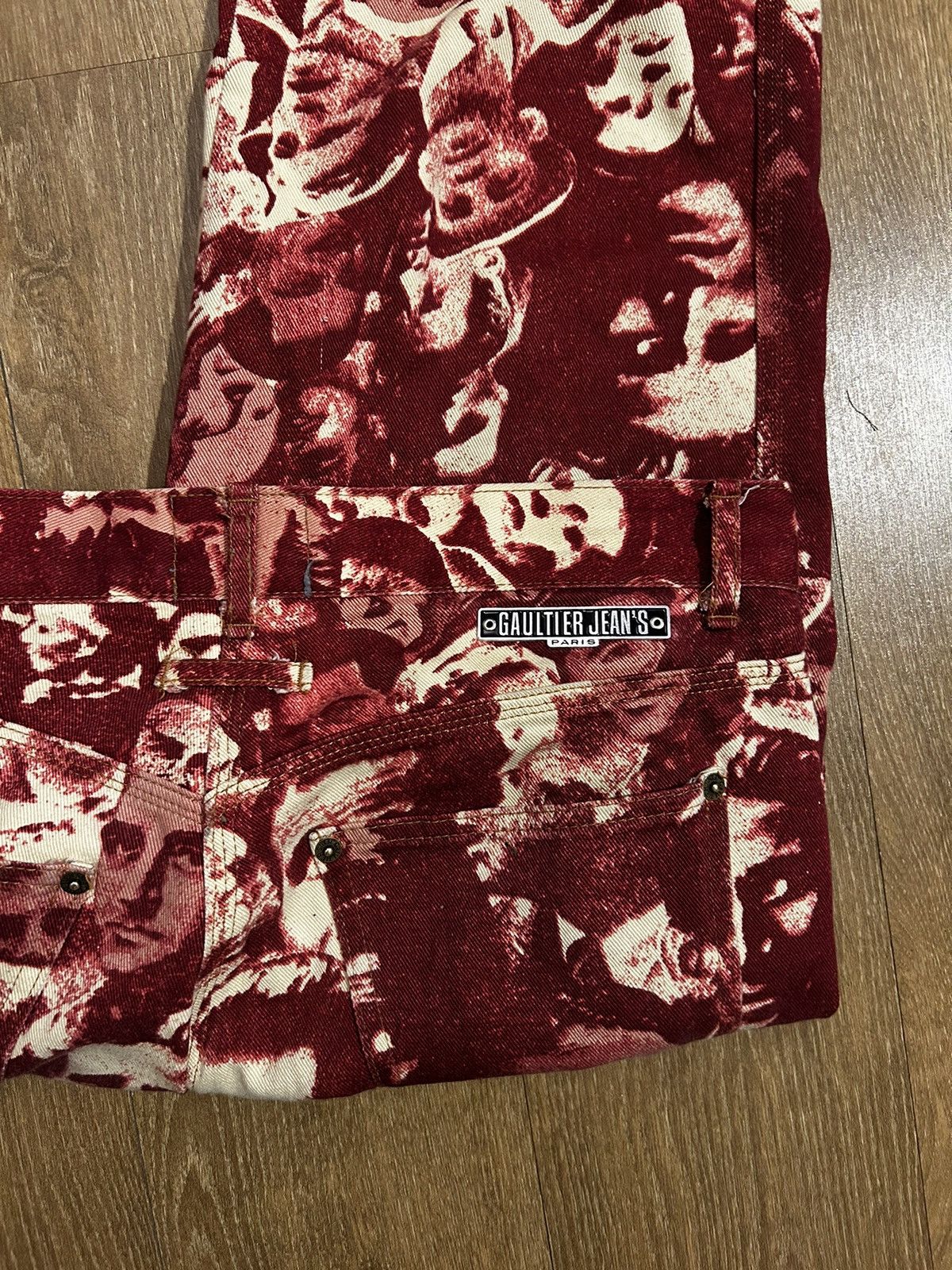 Jean Paul Gaultier Jean Paul Gaultier AW1992 faces denim Size US 30 / EU 46 - 6 Thumbnail