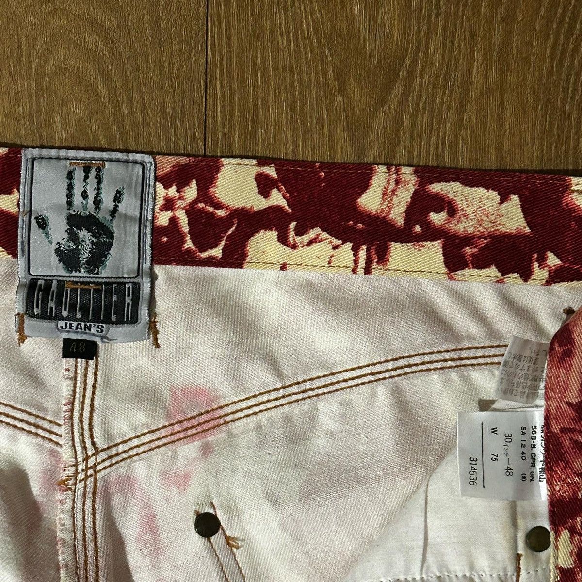 Jean Paul Gaultier Jean Paul Gaultier AW1992 faces denim Size US 30 / EU 46 - 5 Thumbnail