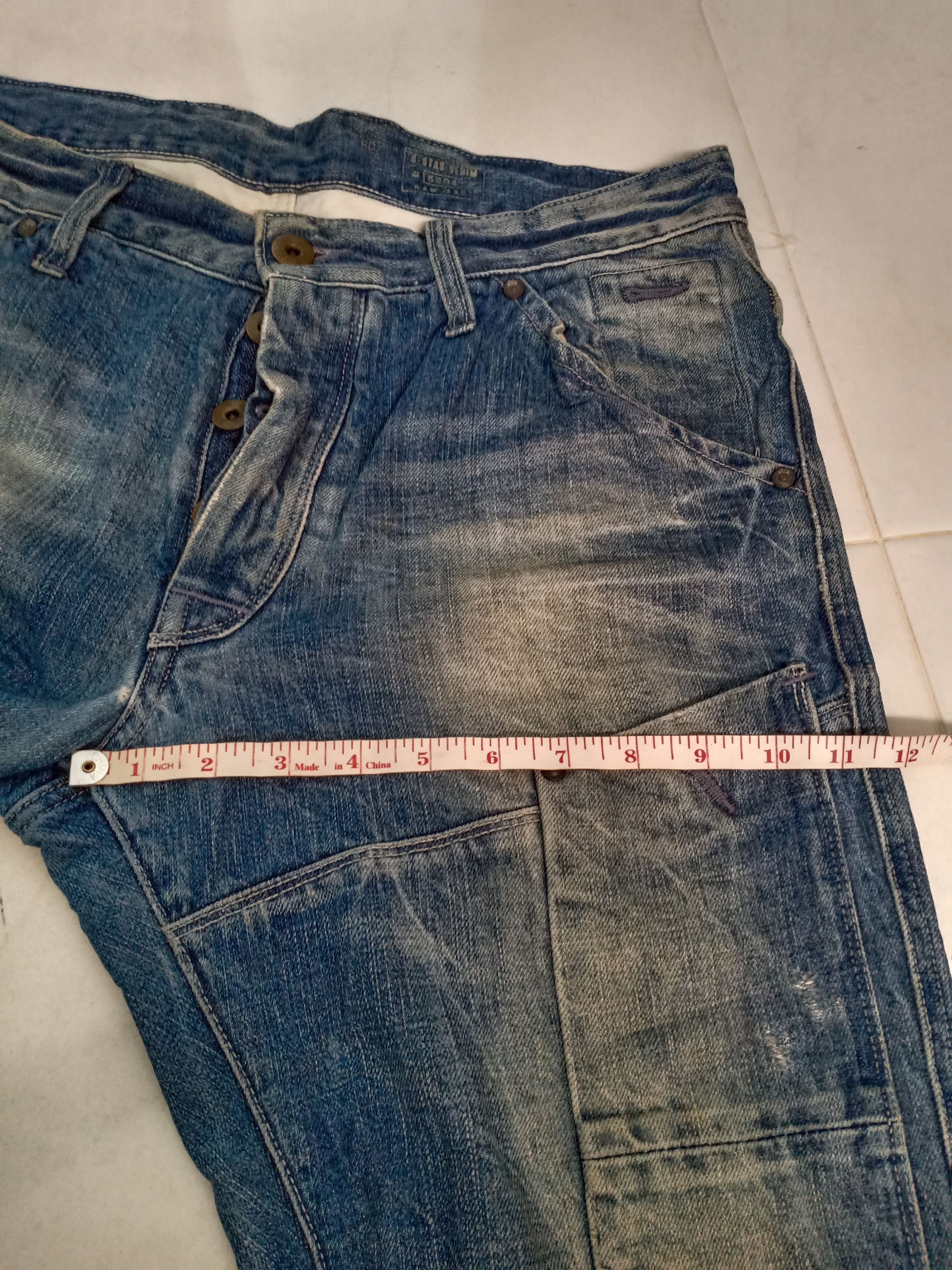 G-Star × Japanese Brand SUN FADED G STAR RAW JEANS Size US 35 - 8 Thumbnail