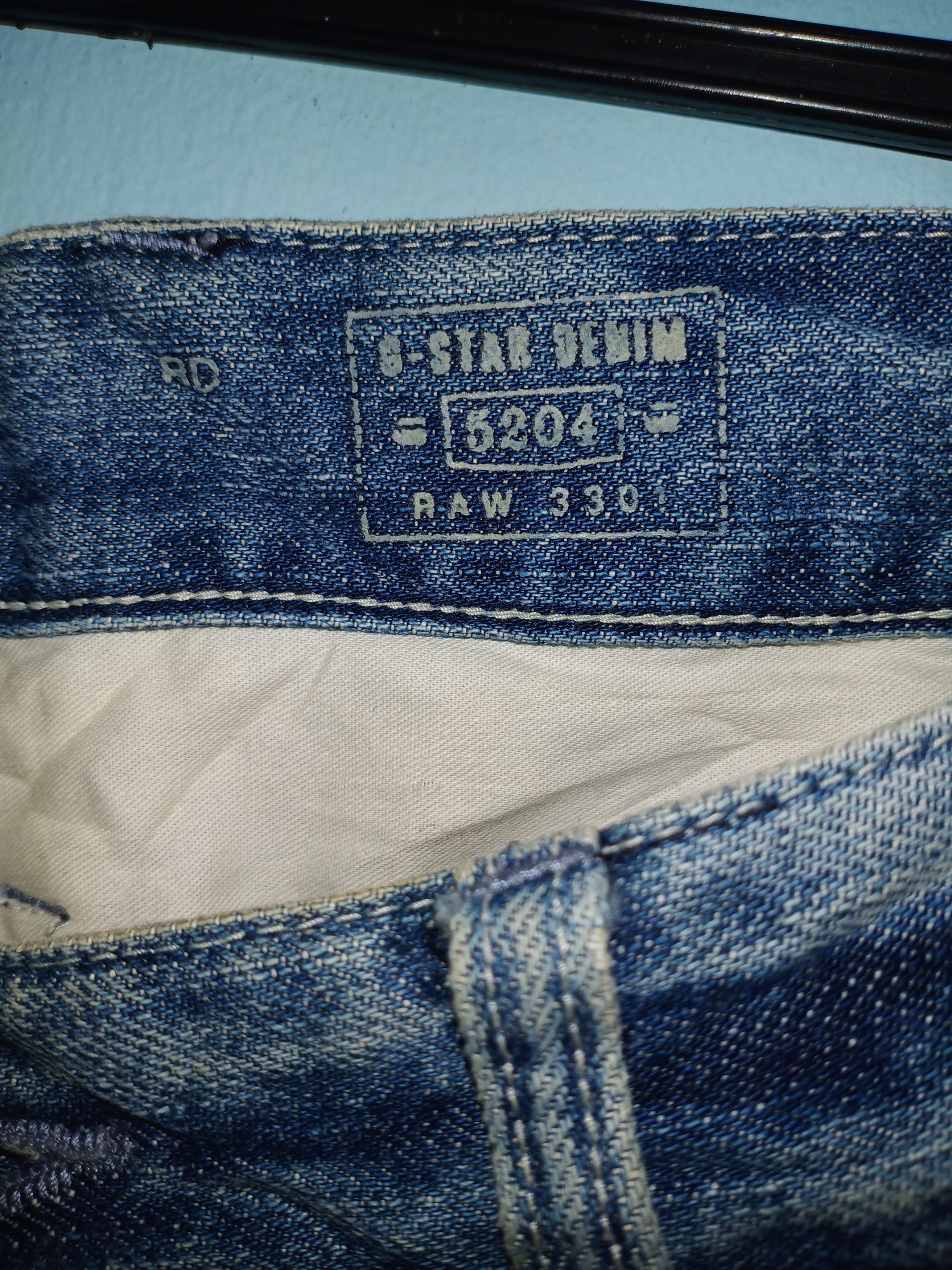 G-Star × Japanese Brand SUN FADED G STAR RAW JEANS Size US 35 - 19 Thumbnail