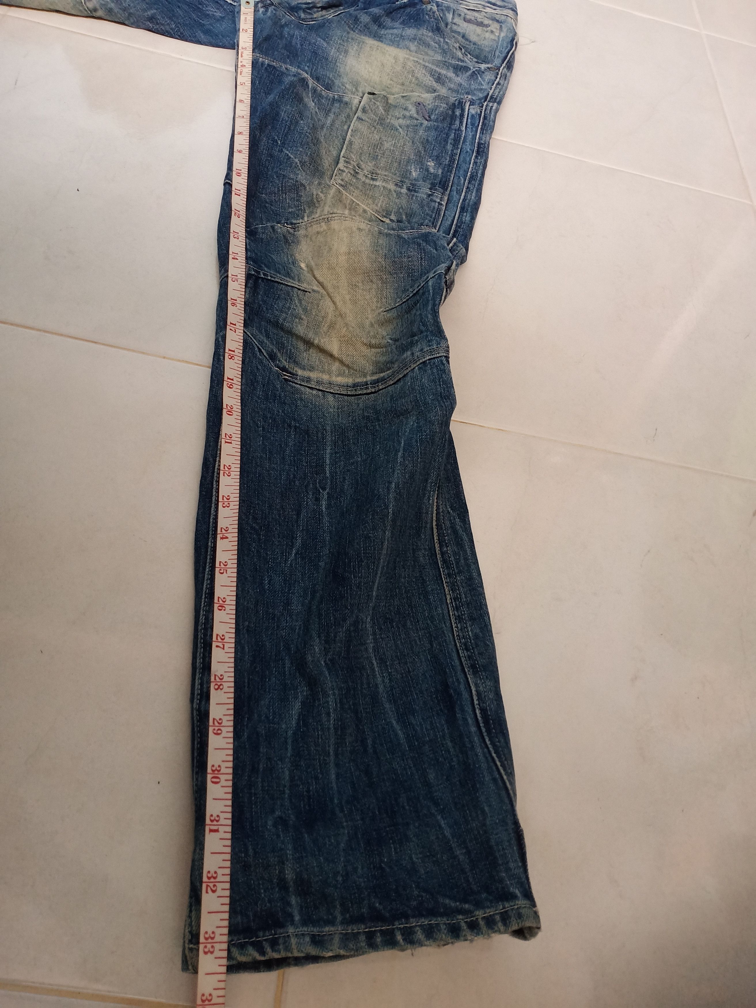 G-Star × Japanese Brand SUN FADED G STAR RAW JEANS Size US 35 - 9 Thumbnail