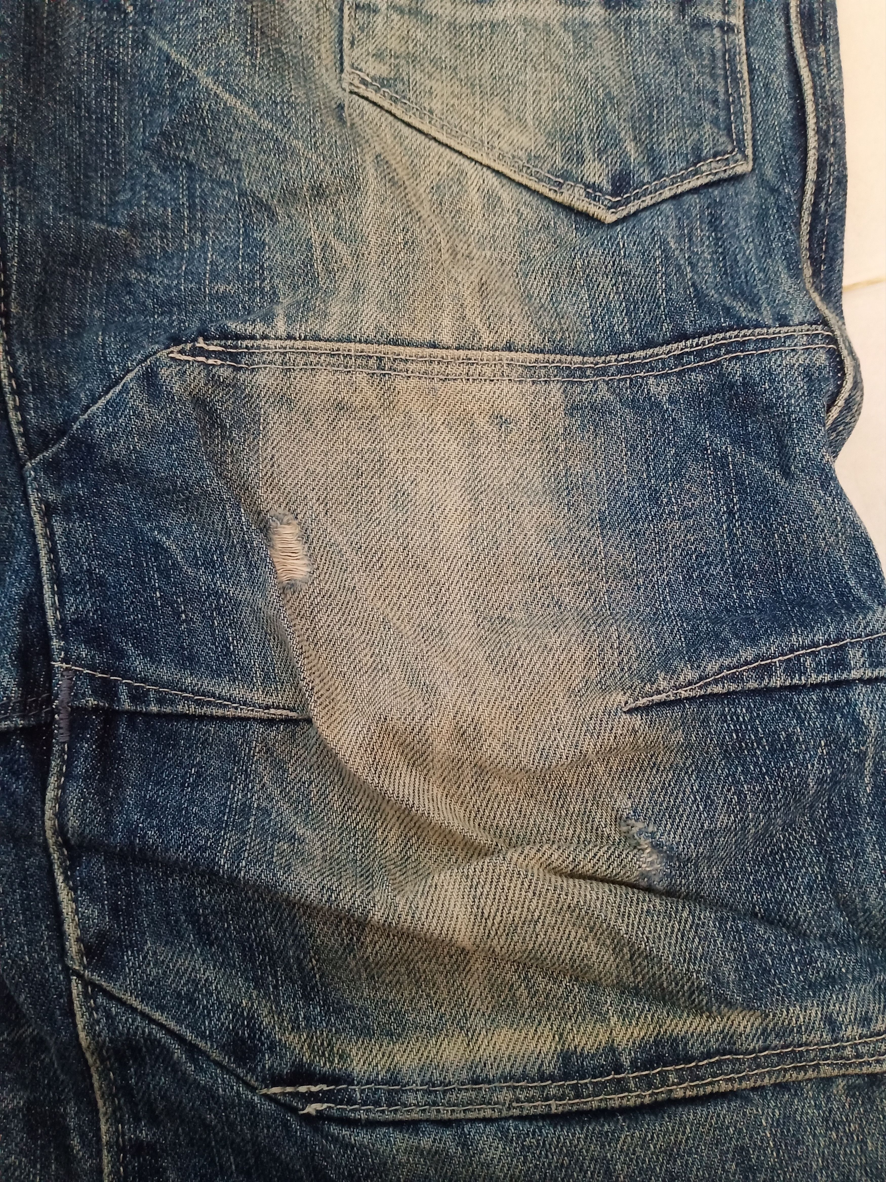 G-Star × Japanese Brand SUN FADED G STAR RAW JEANS Size US 35 - 18 Thumbnail