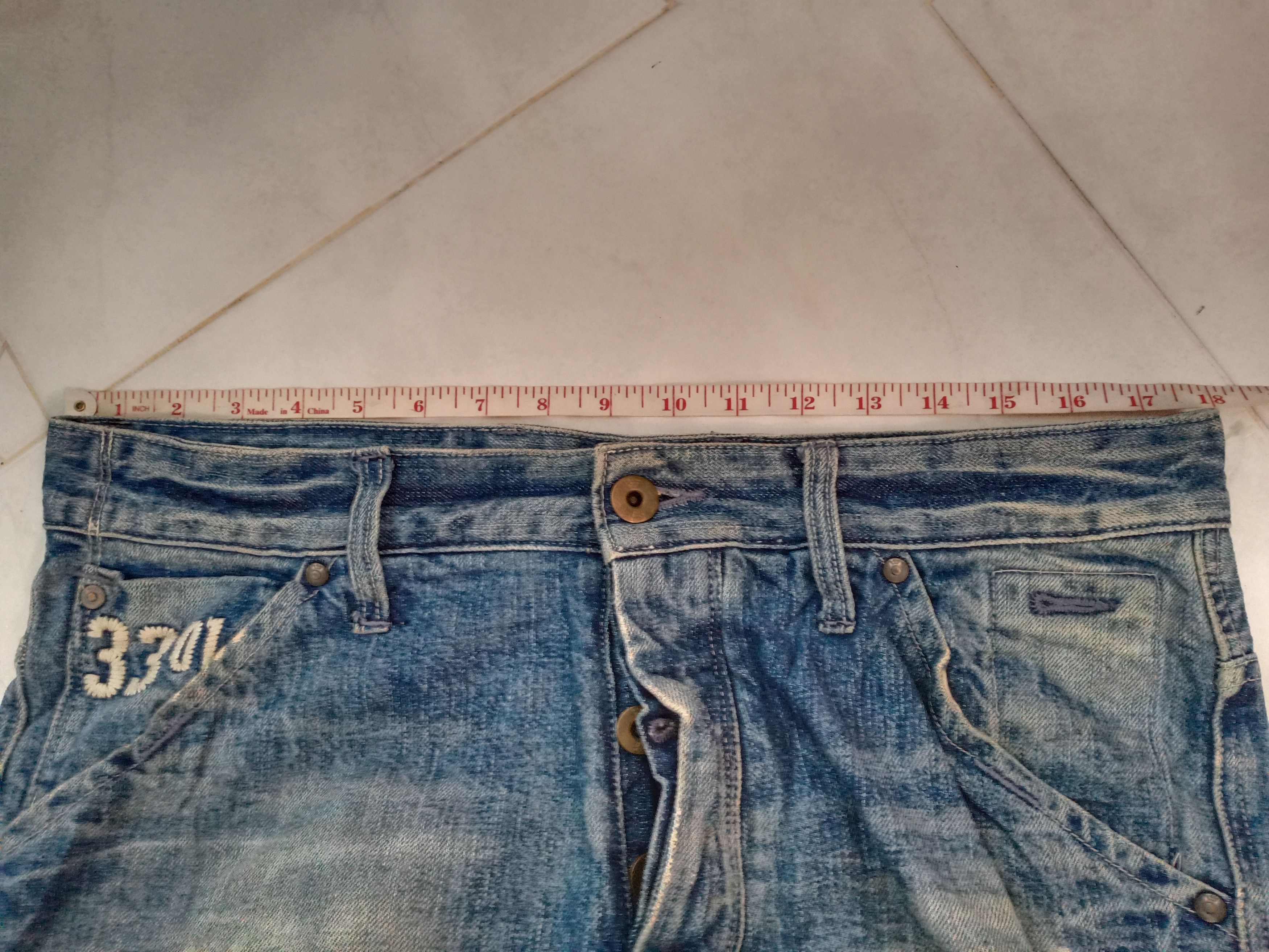 G-Star × Japanese Brand SUN FADED G STAR RAW JEANS Size US 35 - 3 Thumbnail