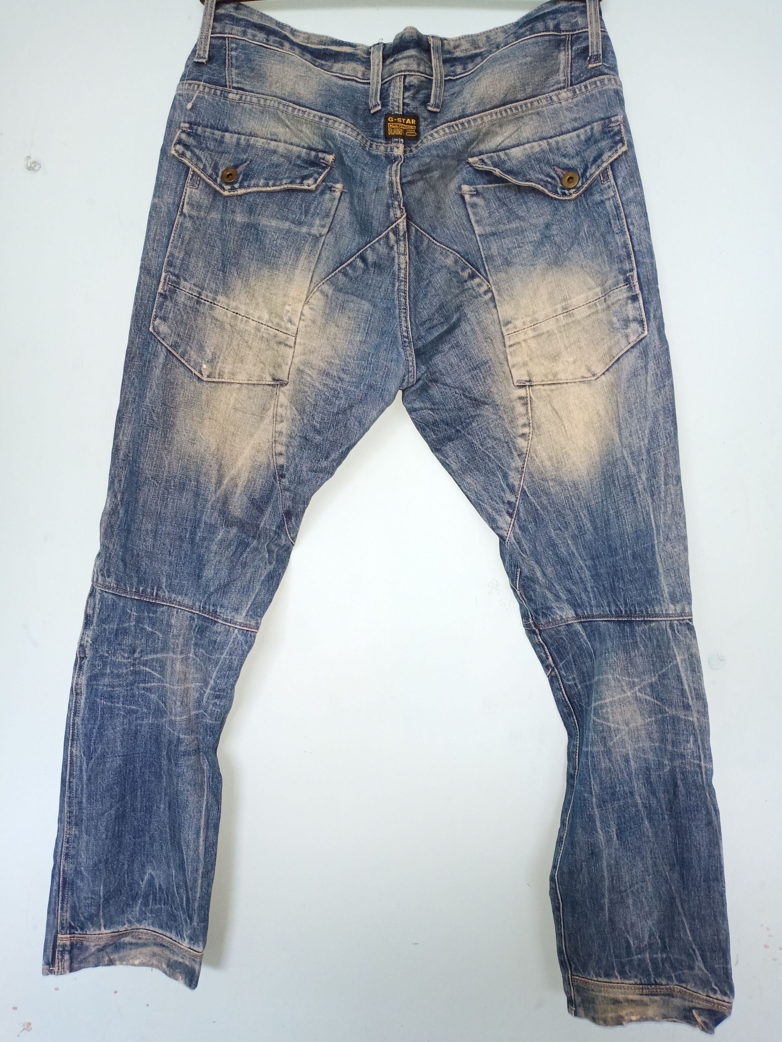 G-Star × Japanese Brand SUN FADED G STAR RAW JEANS Size US 35 - 2 Thumbnail