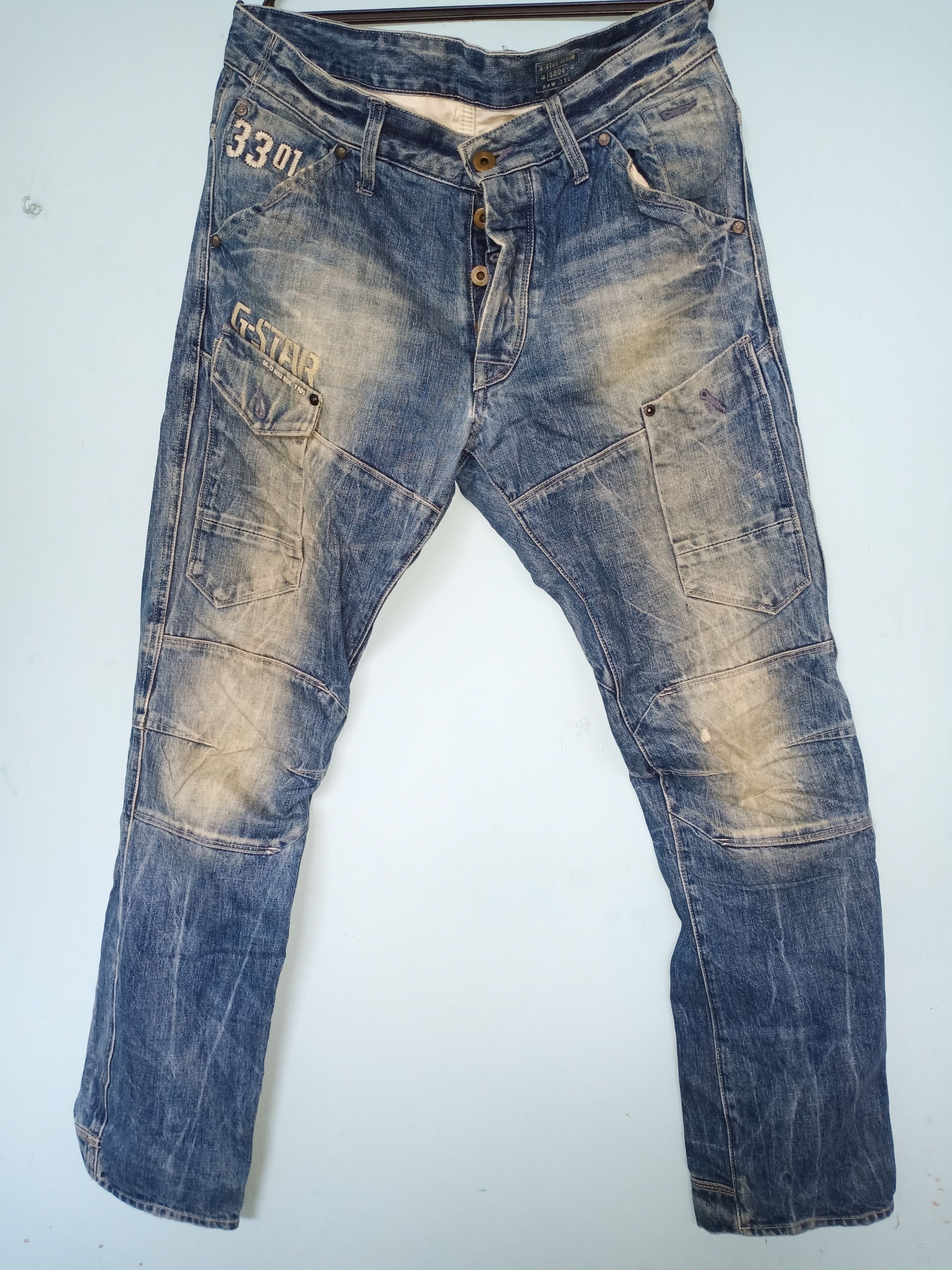 G-Star × Japanese Brand SUN FADED G STAR RAW JEANS Size US 35 - 1 Thumbnail