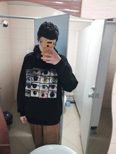 Japanese Brand Eyes Hoodie Sweatshirt Size US L / EU 52-54 / 3 - 4 Thumbnail