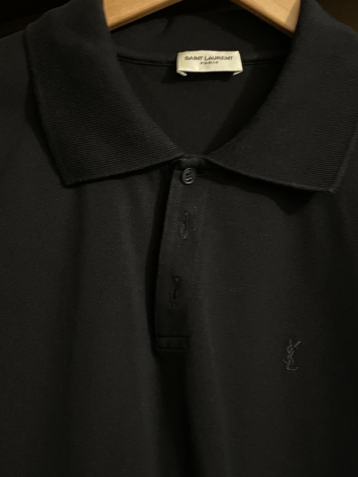Saint Laurent Paris Saint Laurent Polo Black XXL Size US XXL / EU 58 / 5 - 2 Thumbnail