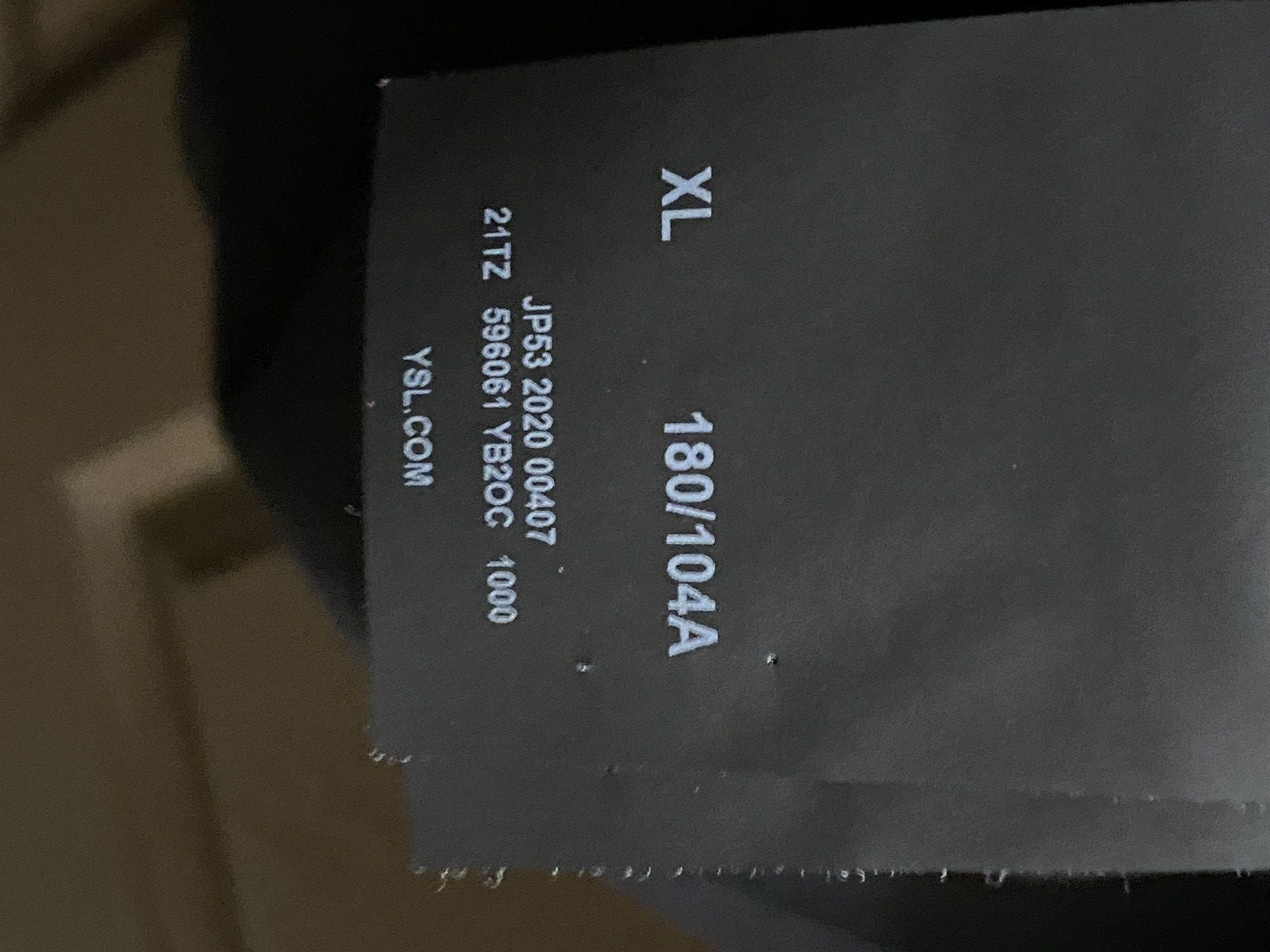 Saint Laurent Paris Saint Laurent Polo Black XXL Size US XXL / EU 58 / 5 - 5 Thumbnail
