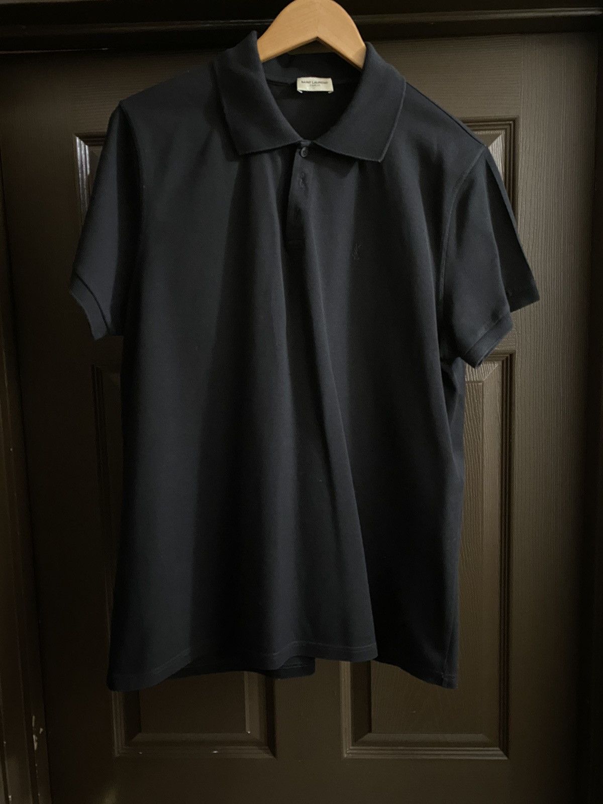 Saint Laurent Paris Saint Laurent Polo Black XXL Size US XXL / EU 58 / 5 - 1 Thumbnail