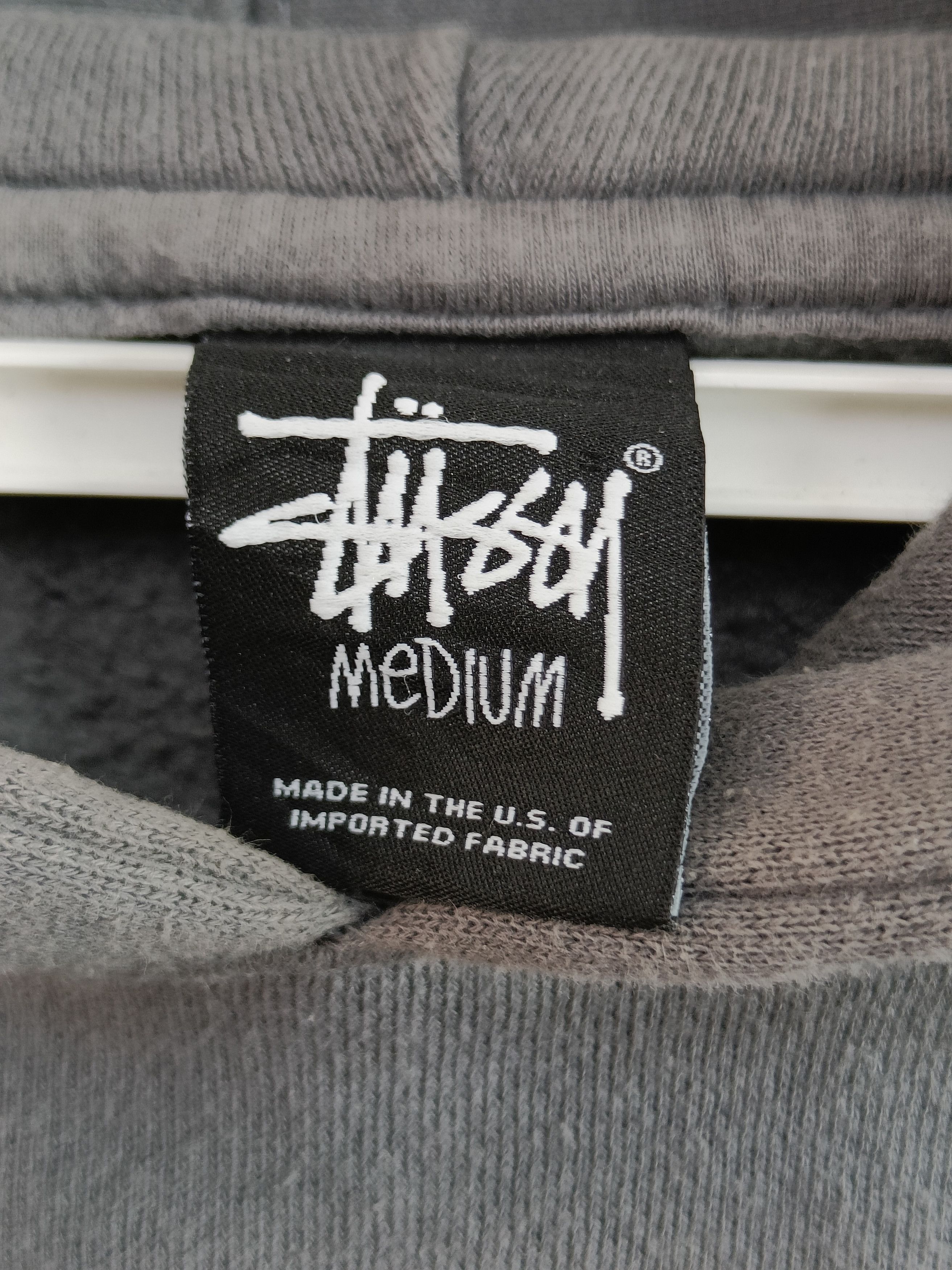 Stussy × Vintage Vintage Y2K Stussy Big S Hoodie Size US M / EU 48-50 / 2 - 5 Thumbnail