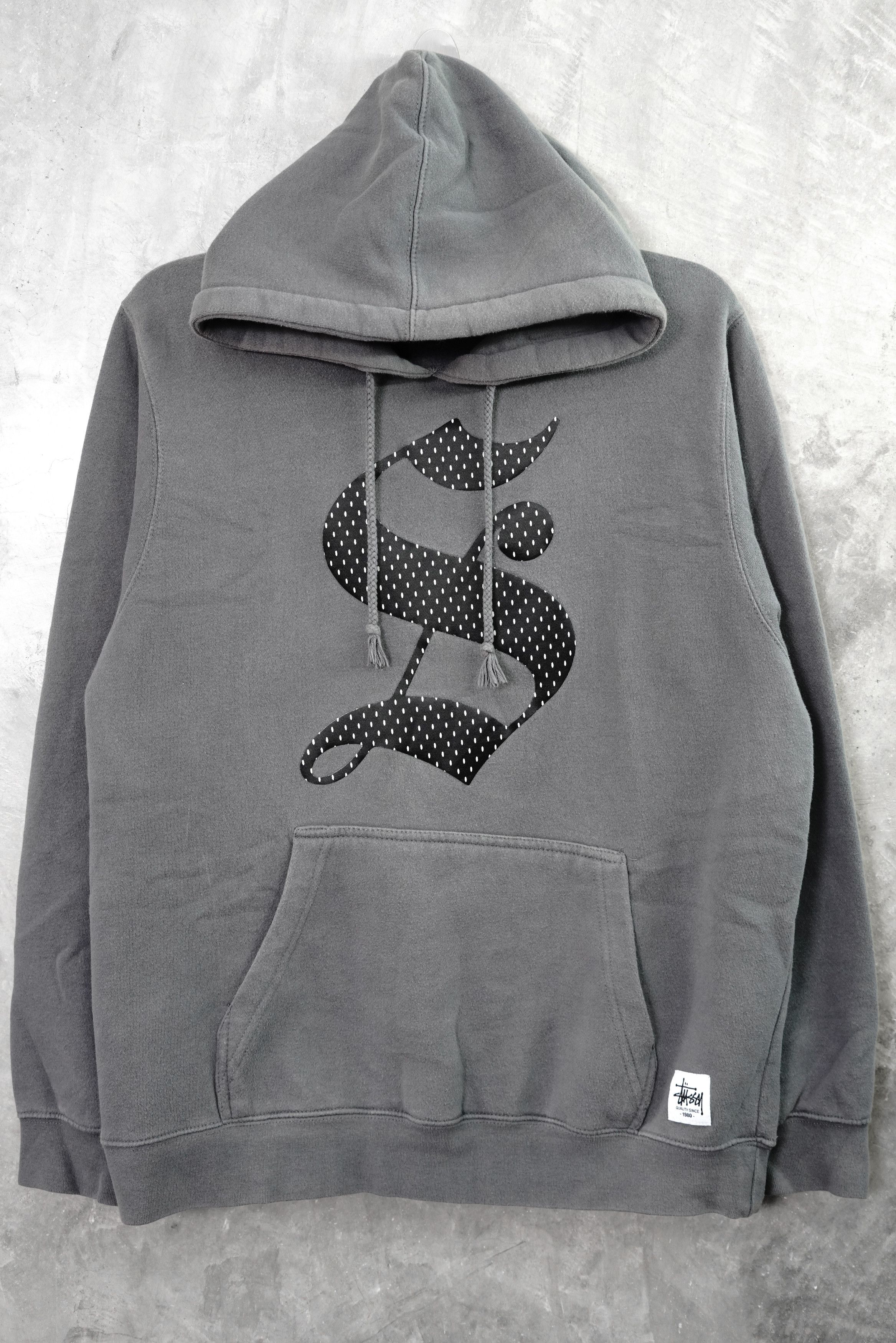 Stussy × Vintage Vintage Y2K Stussy Big S Hoodie Size US M / EU 48-50 / 2 - 1 Thumbnail