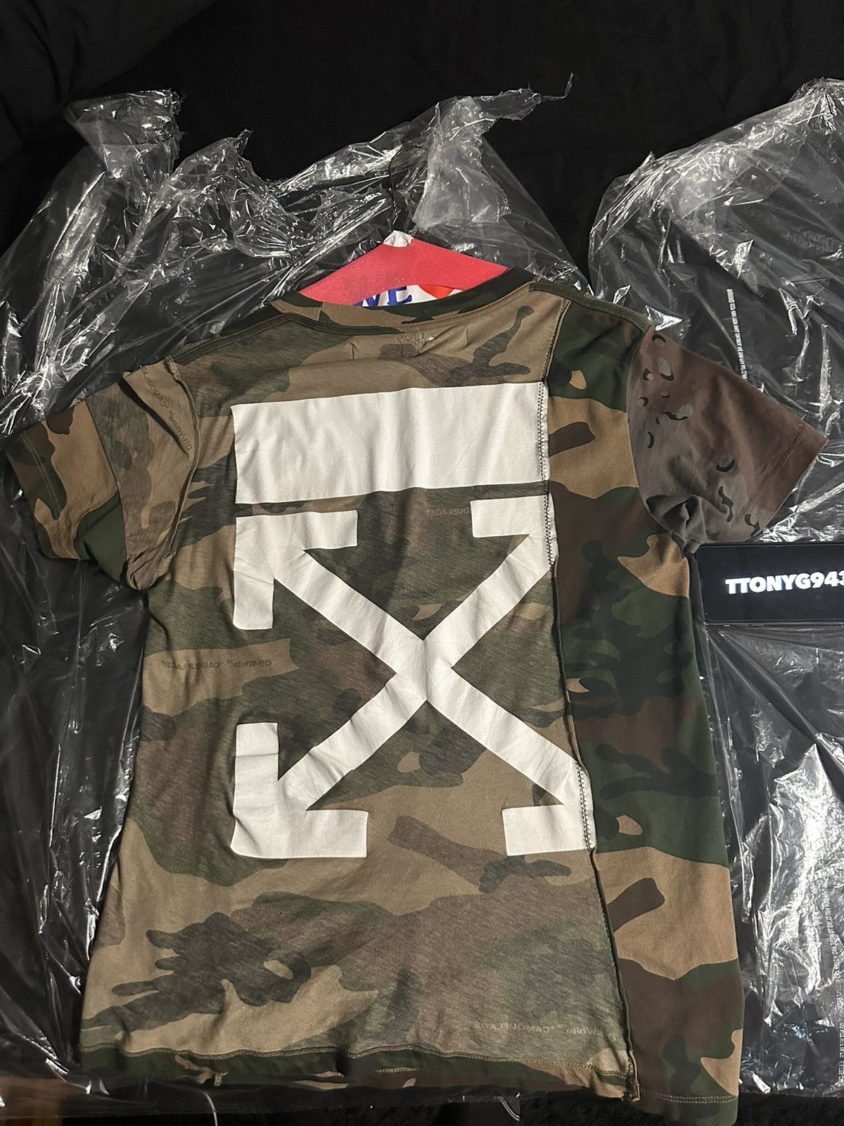 Off-White Off-White Camouflage T-Shirt Size US S / EU 44-46 / 1 - 2 Thumbnail