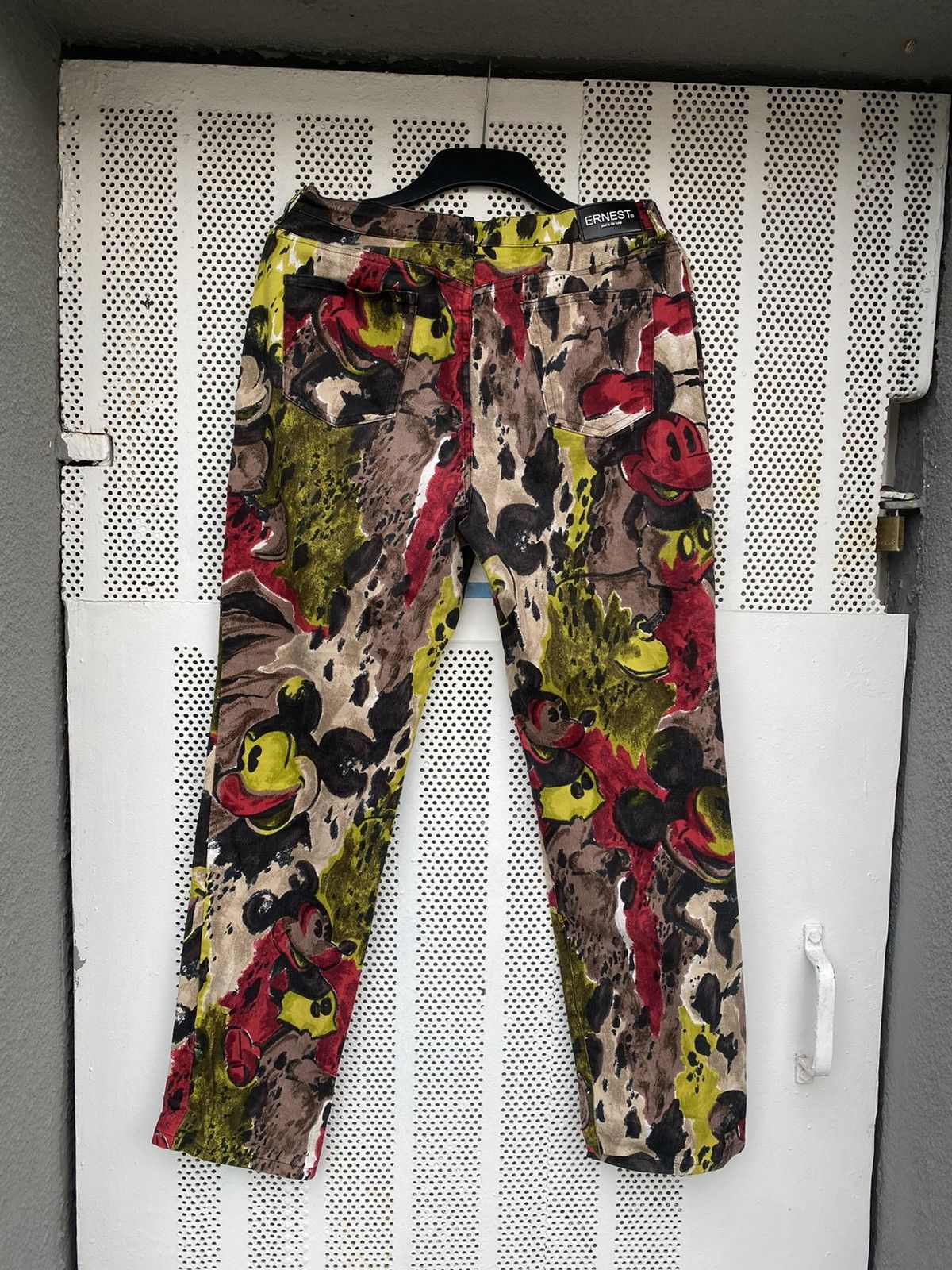 Disney × Mickey Mouse × Vintage Ernest Mickey Mouse Disney Jeans Pants Size 31" - 5 Thumbnail