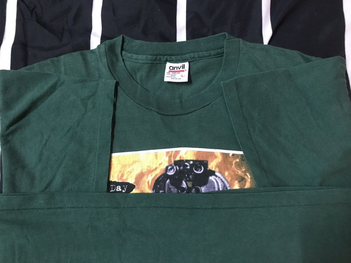 Band Tees × Vintage Vintage 90s Green Day Insomniac Tour Band Tee Shirt Size US L / EU 52-54 / 3 - 3 Thumbnail