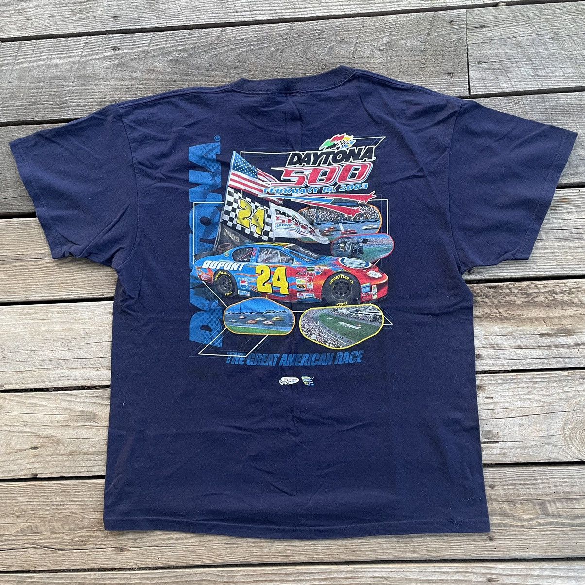 Vintage Vintage NASCAR Daytona 500 Jeff Gordon Racing T Shirt | Grailed