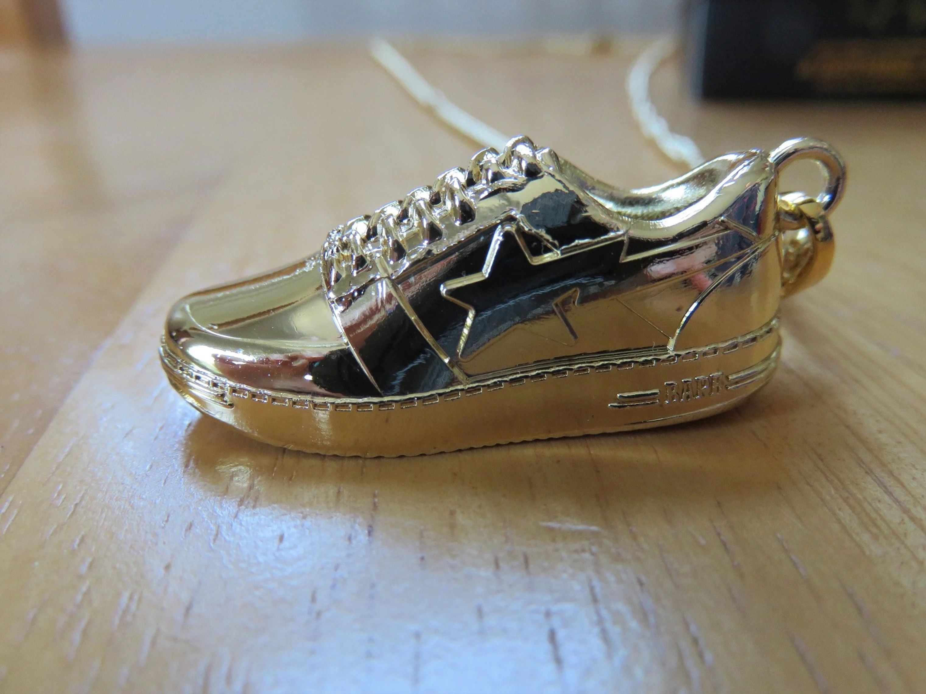 Bape NEW Bape Exclusive Bapesta Gold Chain Size ONE SIZE - 2 Thumbnail