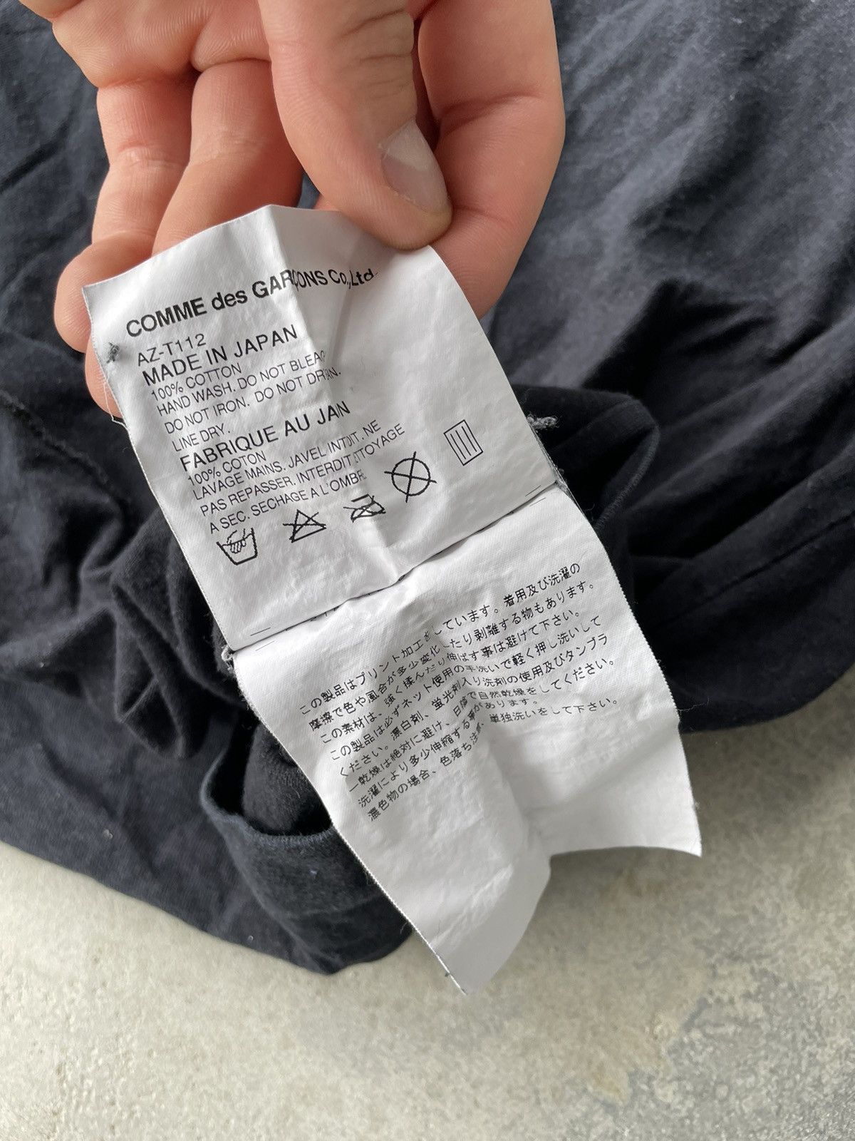 Comme des Garcons PLAY Comme des Garcons Play Washed Heart Tee Size US L / EU 52-54 / 3 - 5 Thumbnail