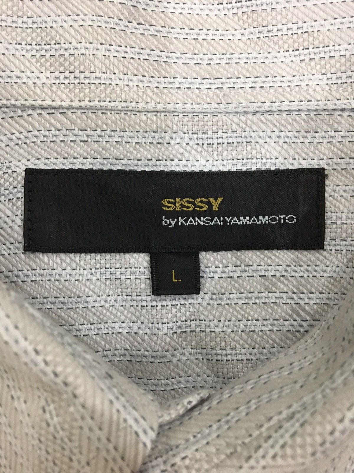Kansai Yamamoto KANSAI YAMAMOTO -STRIPES BUTTON UP 100% COTTON SHIRT Size US L / EU 52-54 / 3 - 10 Thumbnail