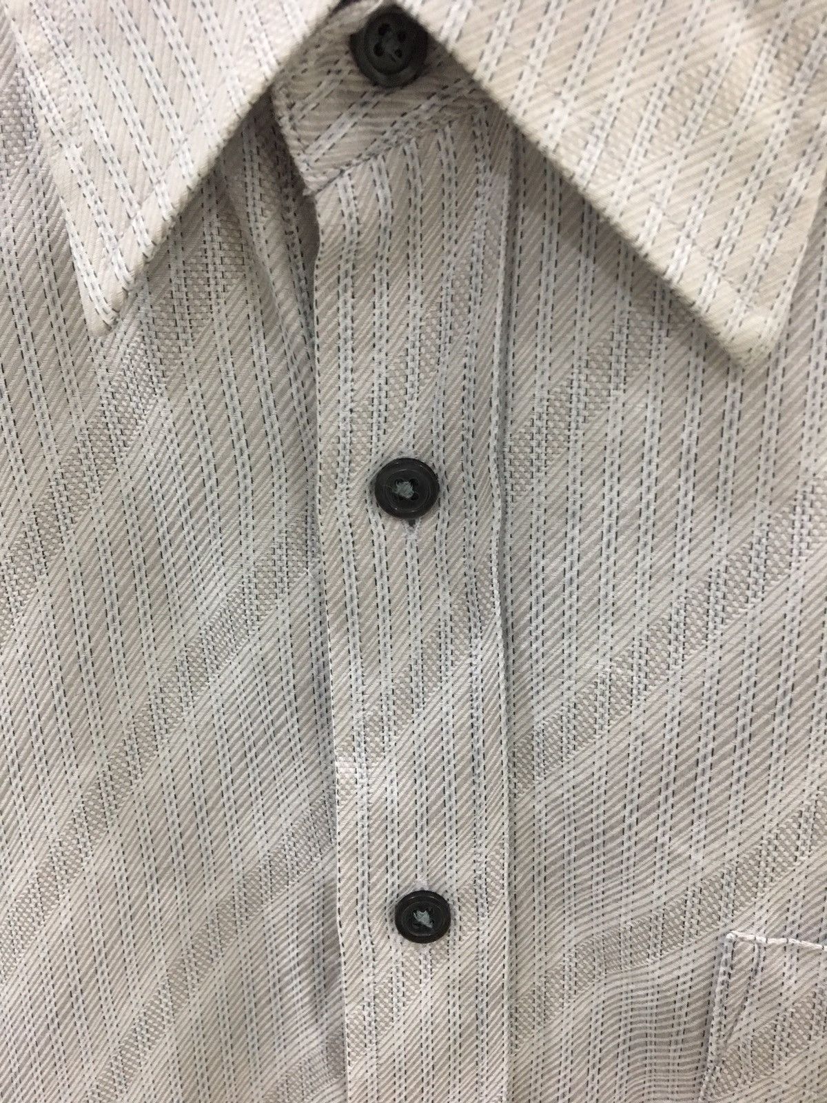 Kansai Yamamoto KANSAI YAMAMOTO -STRIPES BUTTON UP 100% COTTON SHIRT Size US L / EU 52-54 / 3 - 6 Thumbnail