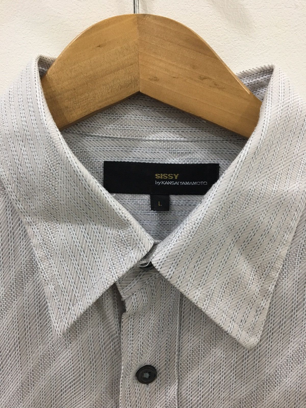 Kansai Yamamoto KANSAI YAMAMOTO -STRIPES BUTTON UP 100% COTTON SHIRT Size US L / EU 52-54 / 3 - 2 Thumbnail