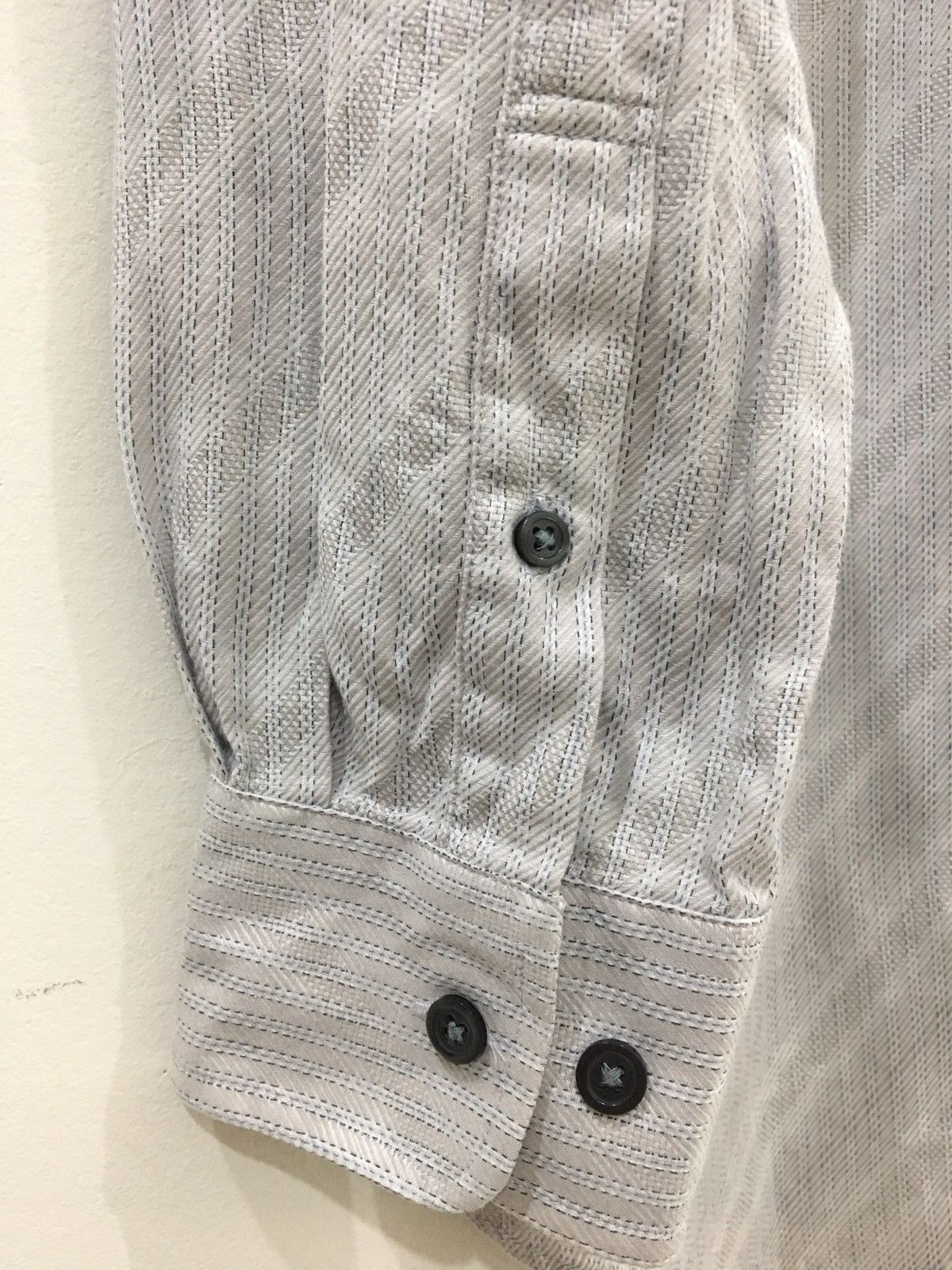 Kansai Yamamoto KANSAI YAMAMOTO -STRIPES BUTTON UP 100% COTTON SHIRT Size US L / EU 52-54 / 3 - 9 Thumbnail
