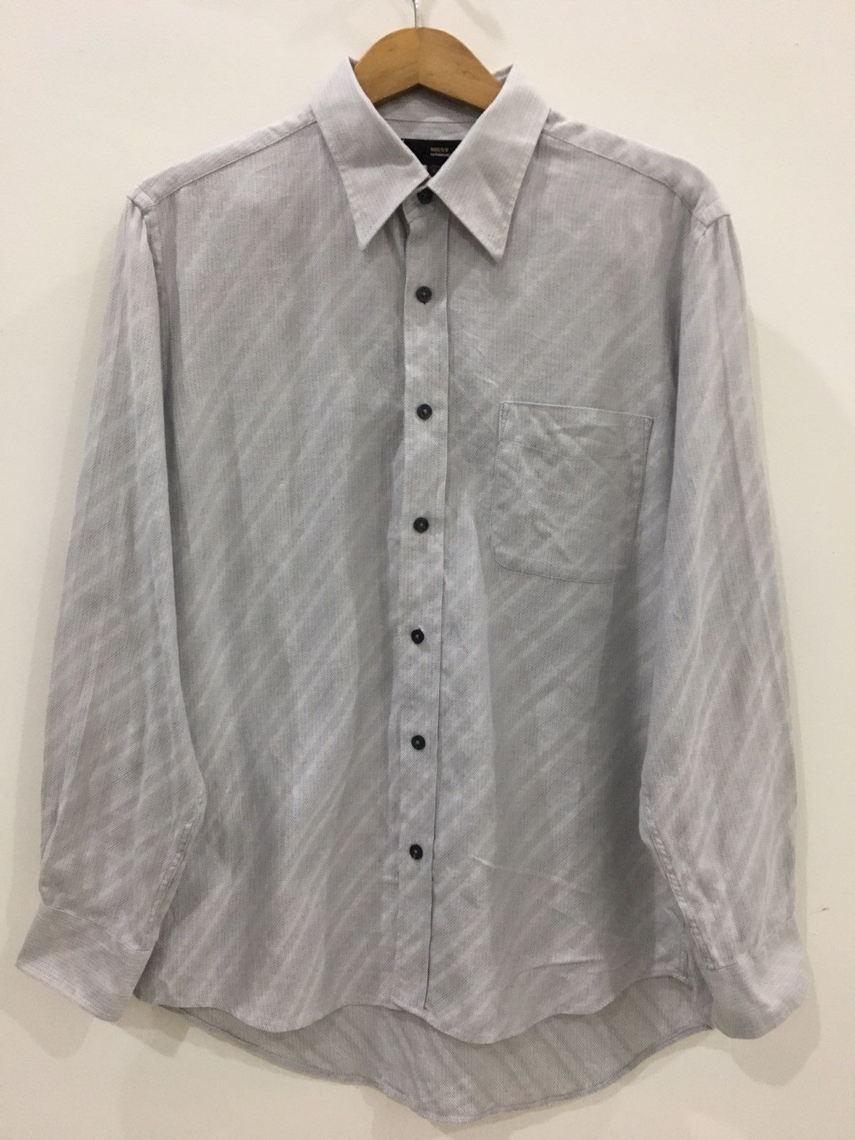 Kansai Yamamoto KANSAI YAMAMOTO -STRIPES BUTTON UP 100% COTTON SHIRT Size US L / EU 52-54 / 3 - 3 Thumbnail