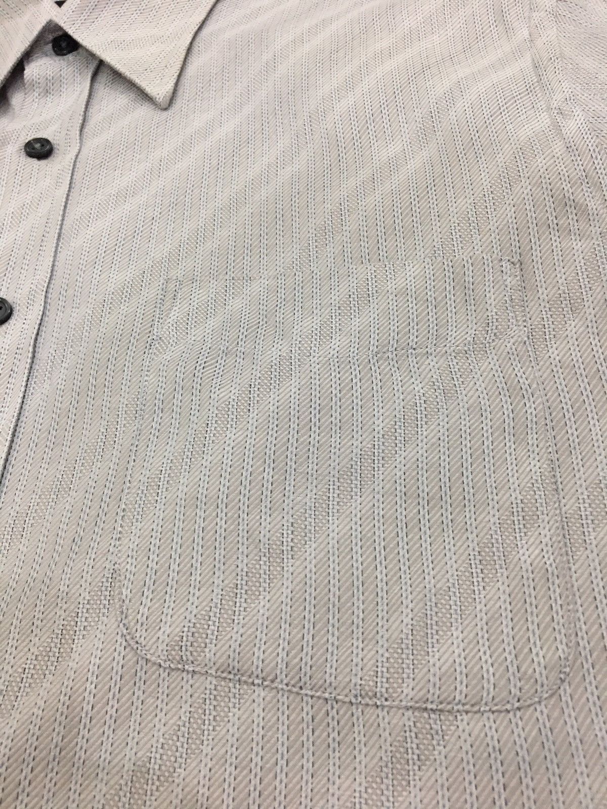 Kansai Yamamoto KANSAI YAMAMOTO -STRIPES BUTTON UP 100% COTTON SHIRT Size US L / EU 52-54 / 3 - 8 Thumbnail