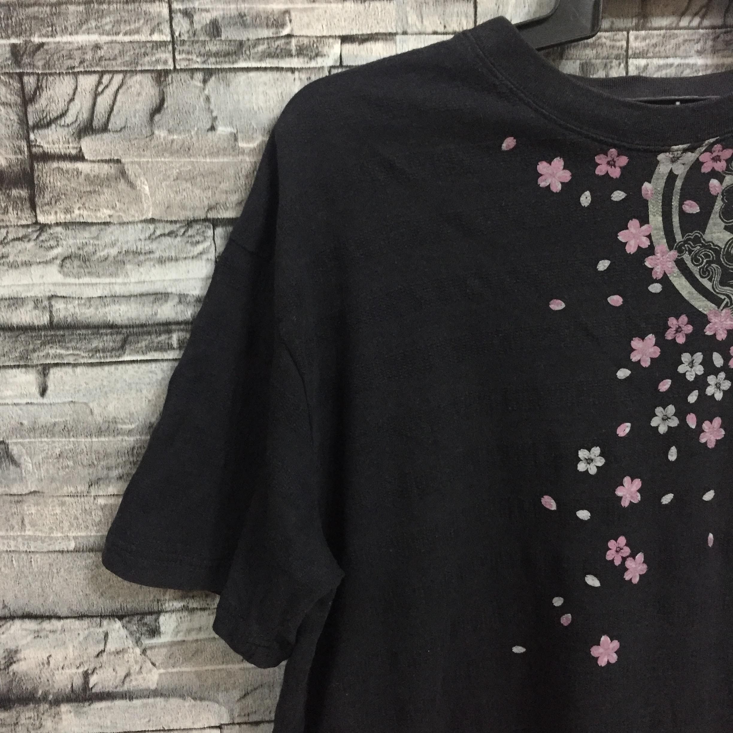Japanese Brand Sakura Cherry Blossom TIGER t shirt size 4L fit XL black Size US XL / EU 56 / 4 - 5 Thumbnail