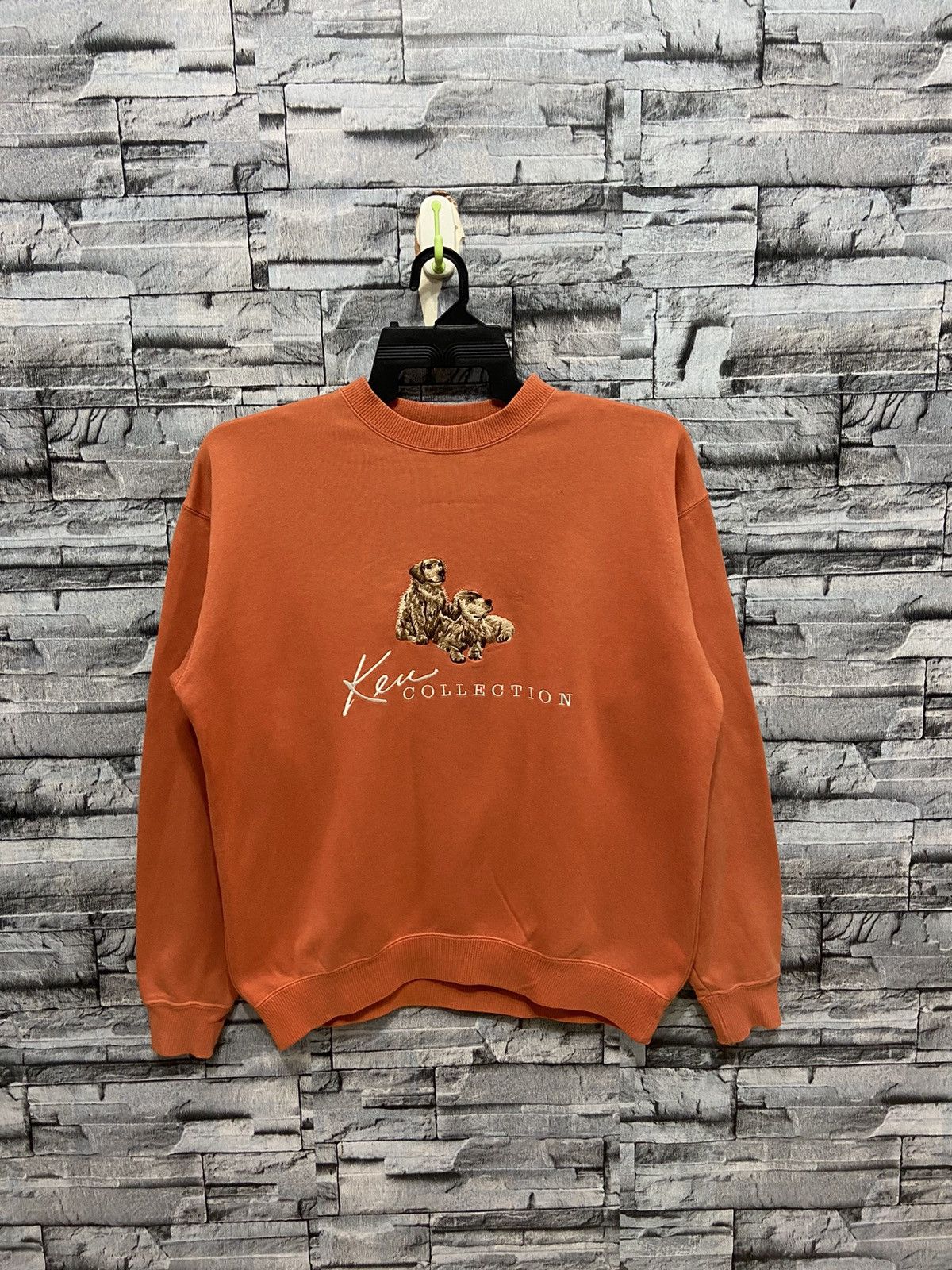 Vintage Vintage Ken Collection sweatshirt dog big logo embroidered Size US M / EU 48-50 / 2 - 2 Thumbnail