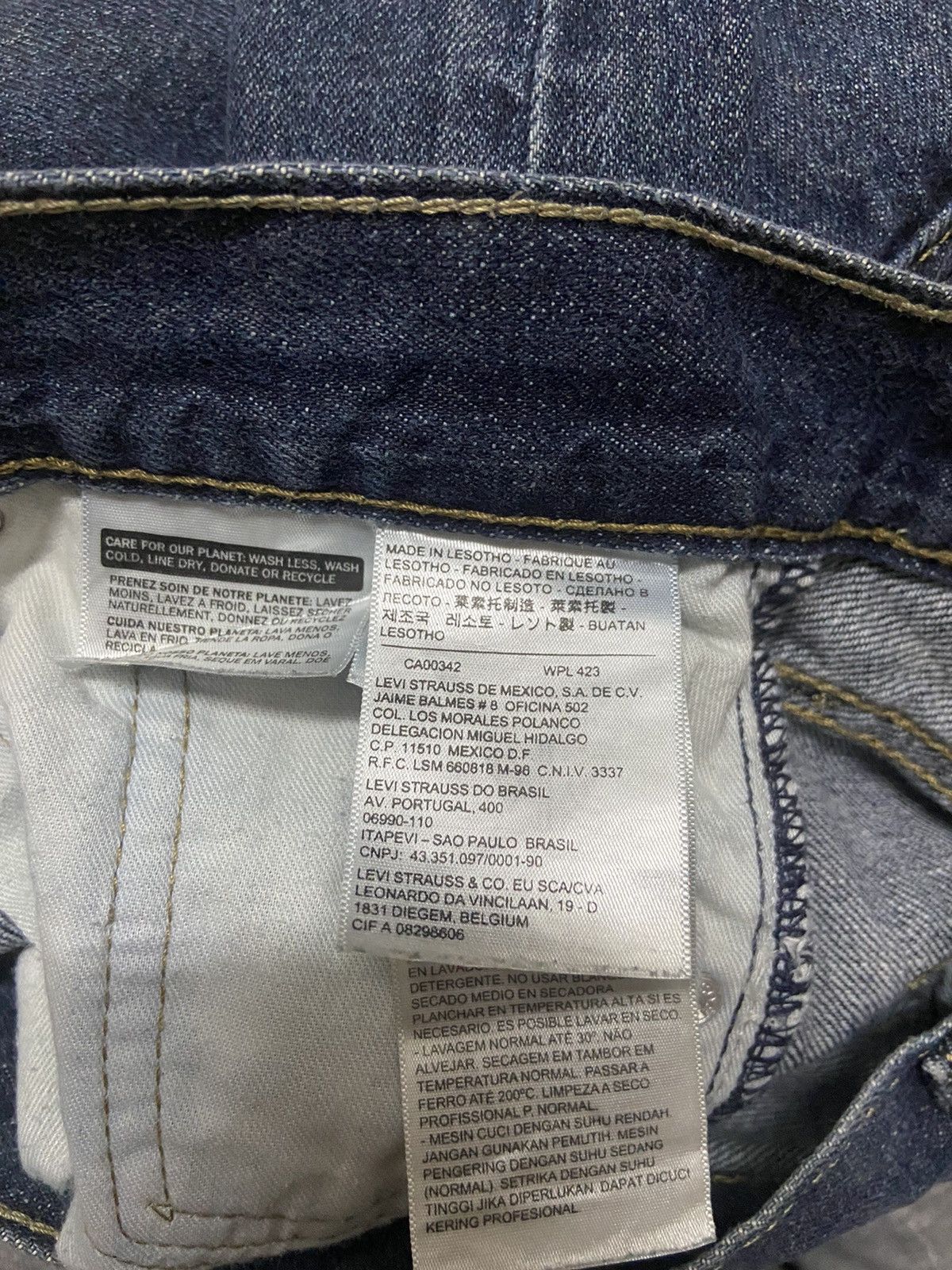 Levi's Vintage 514 Levis Jeans Denim W30 dark blue Size US 30 / EU 46 - 8 Thumbnail
